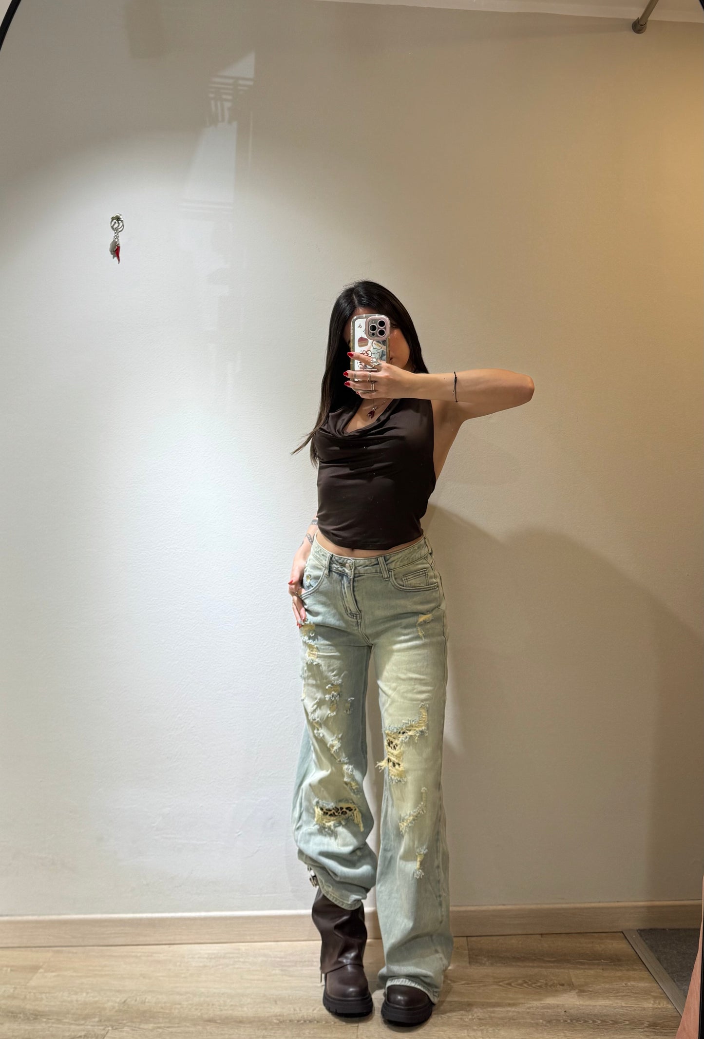 DENIM STRAPPI LEO