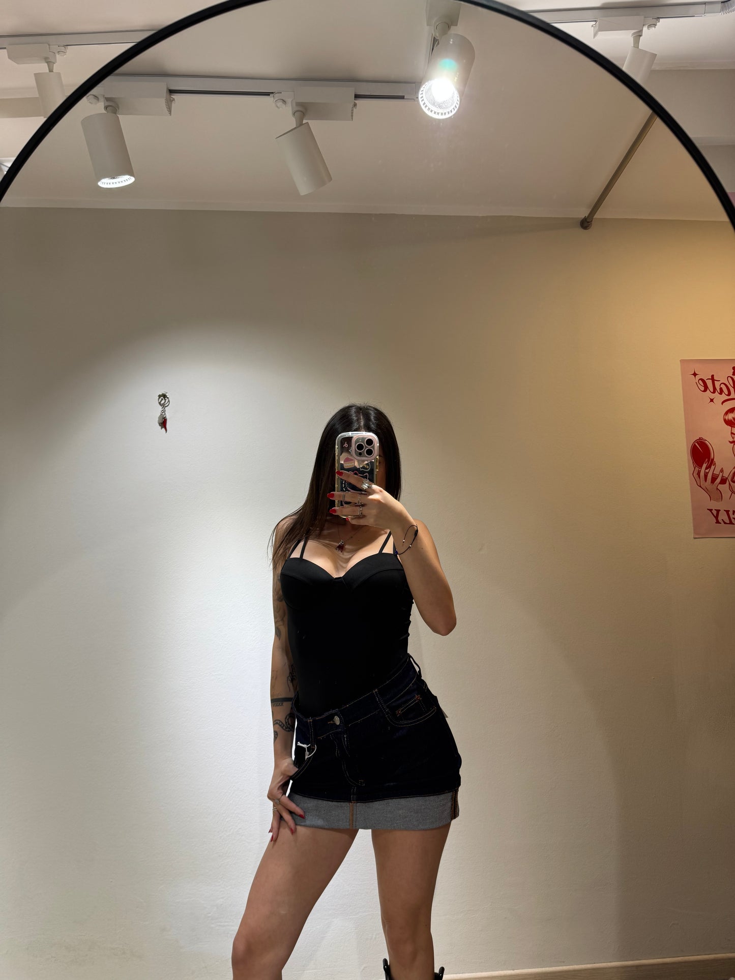 MINI SKIRT PIEGONE