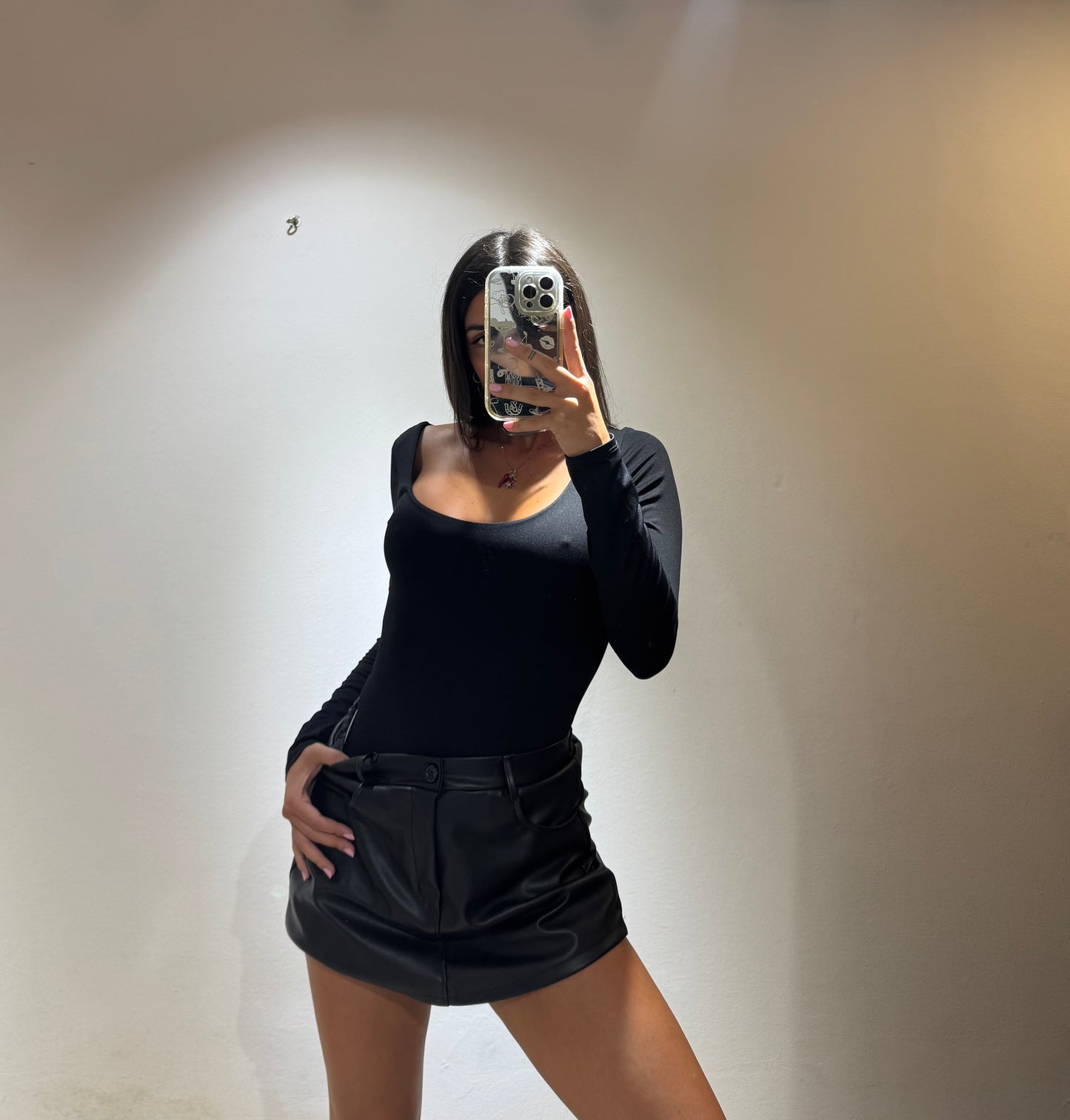 MINI SKIRT ECOPELLE
