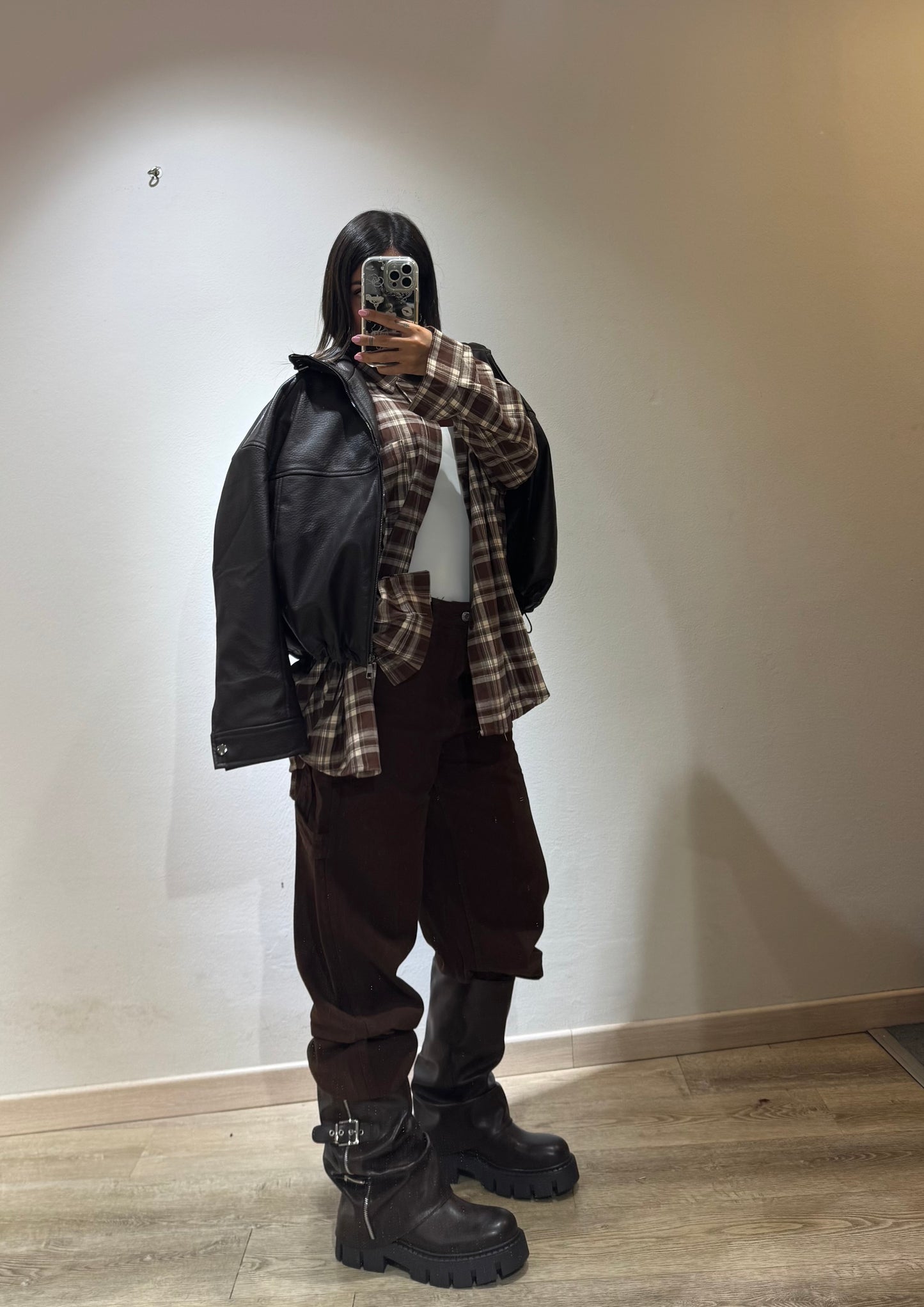 DENIM BALOON BROWN