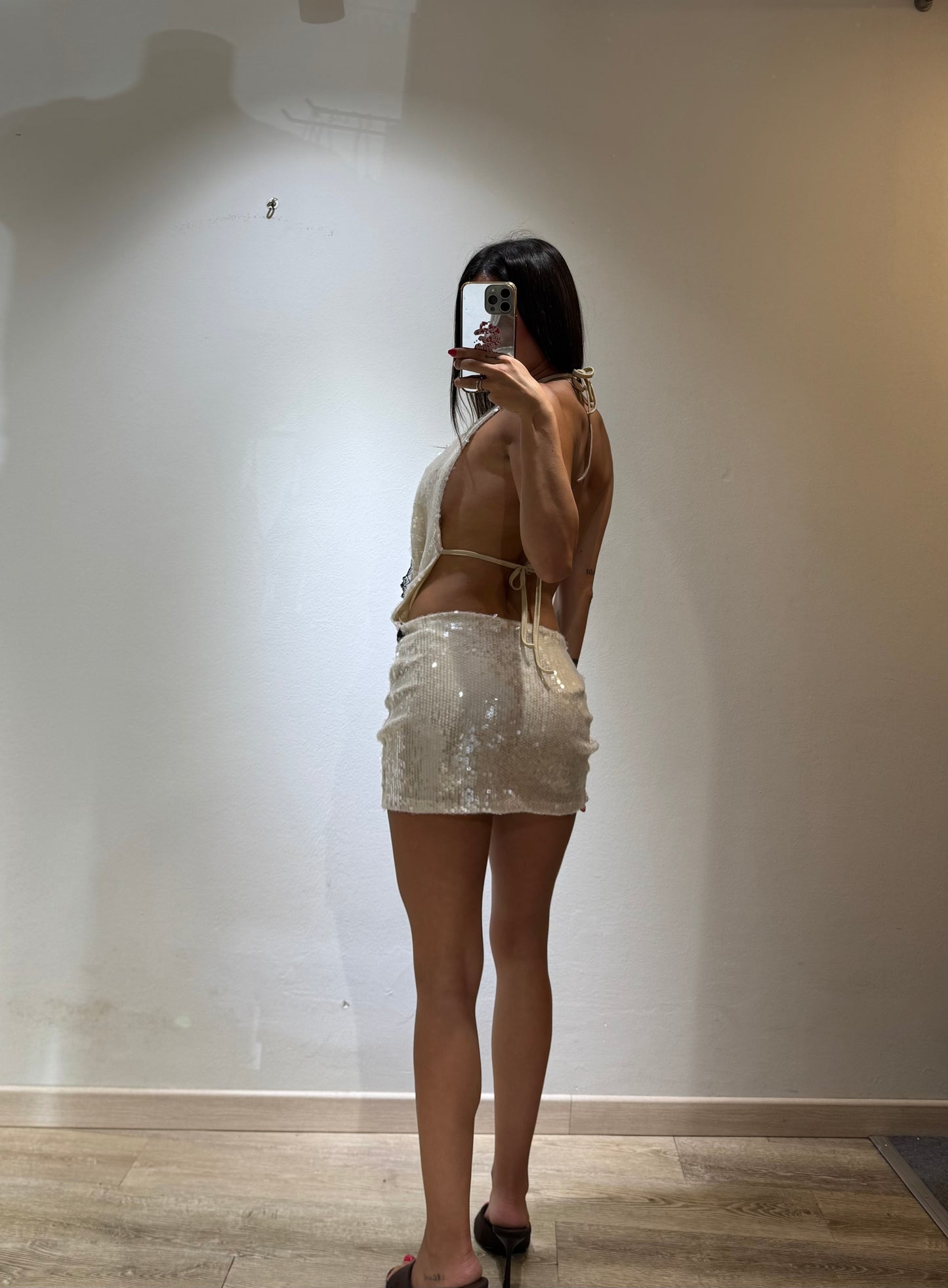 MINI DRESS GLITTER PIZZO