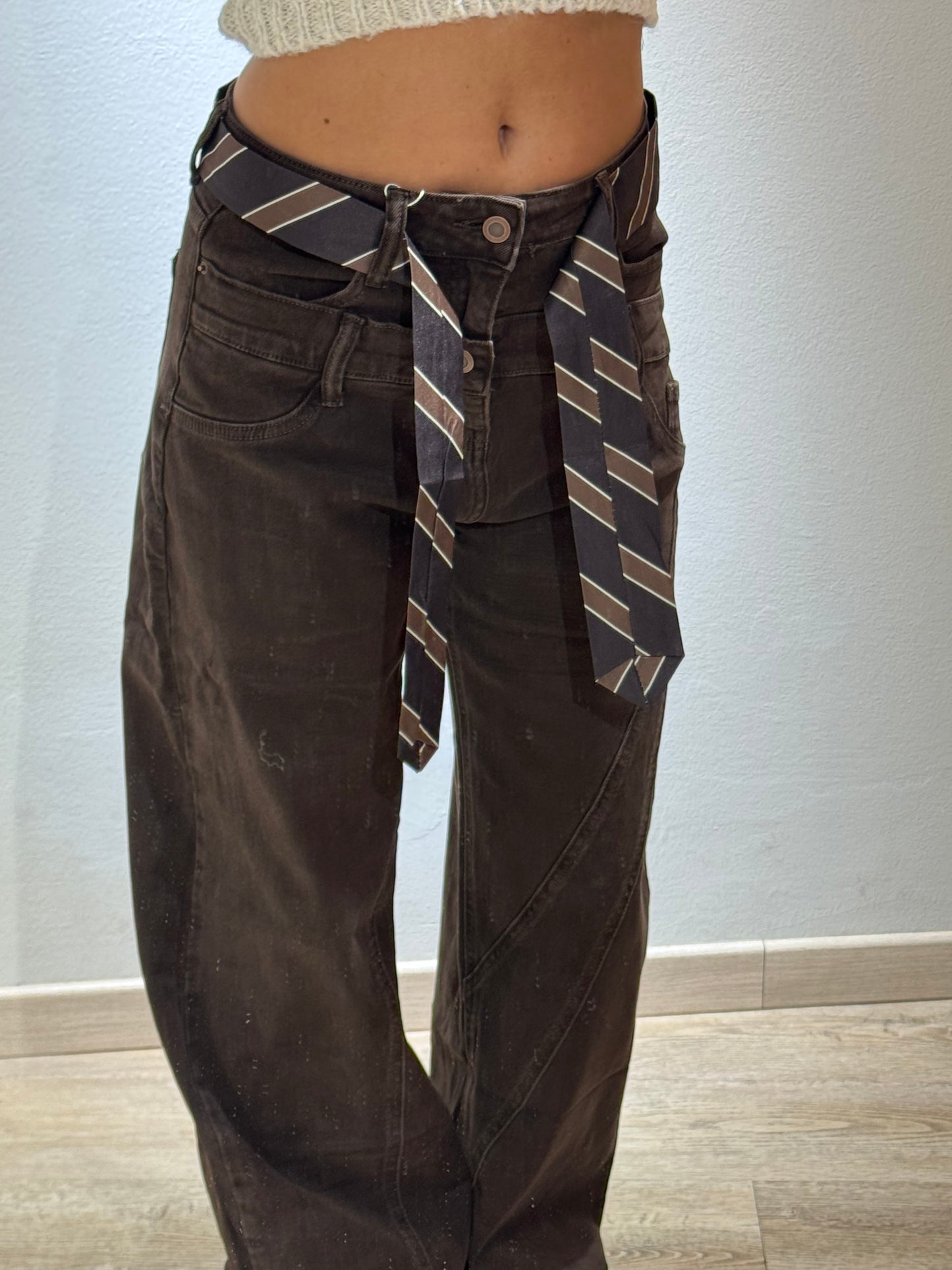 DENIM DOUBLE BROWN