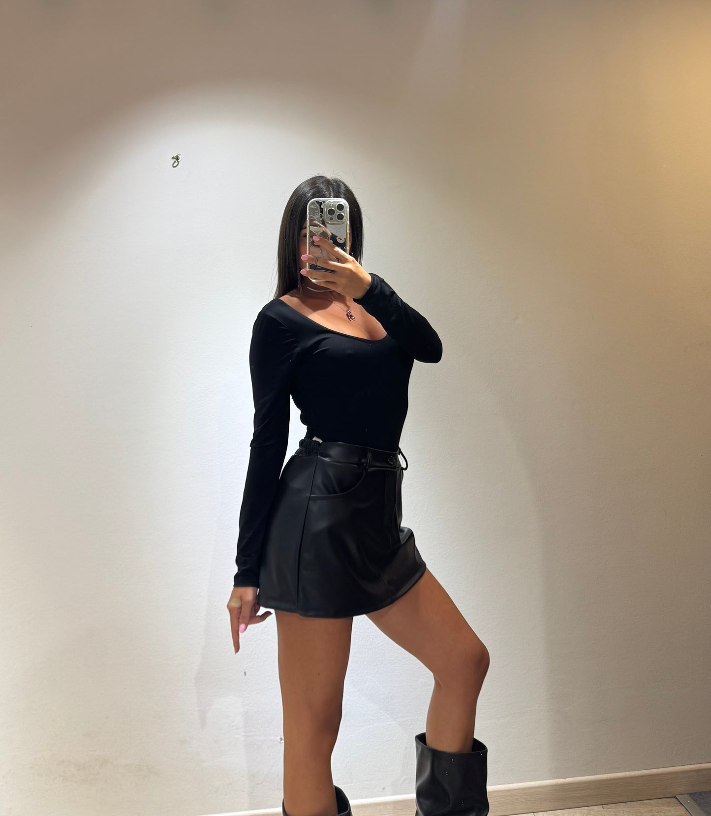 MINI SKIRT ECOPELLE
