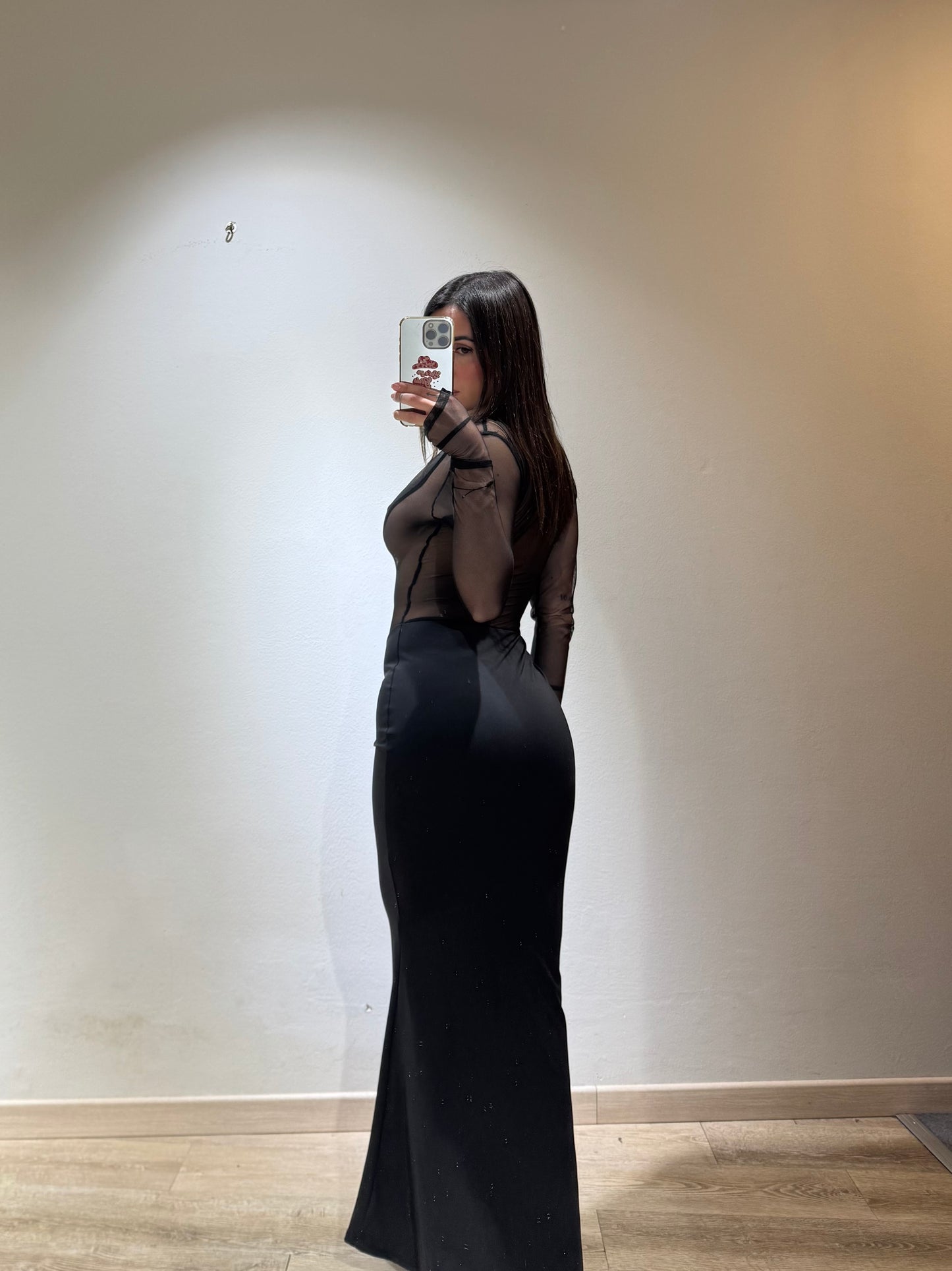 LONG DRESS VELATO