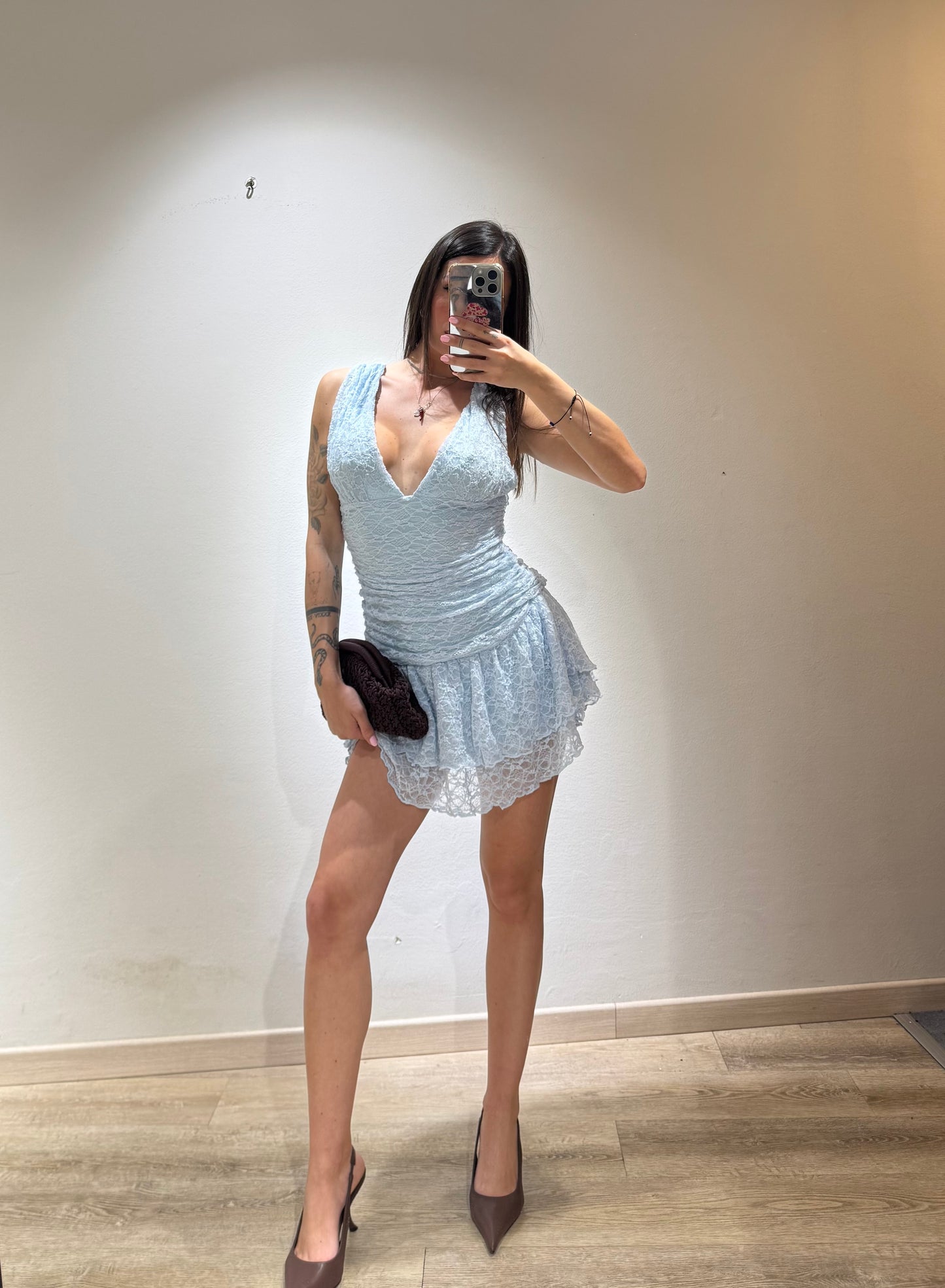 MINI DRESS DRAPE LUXURY