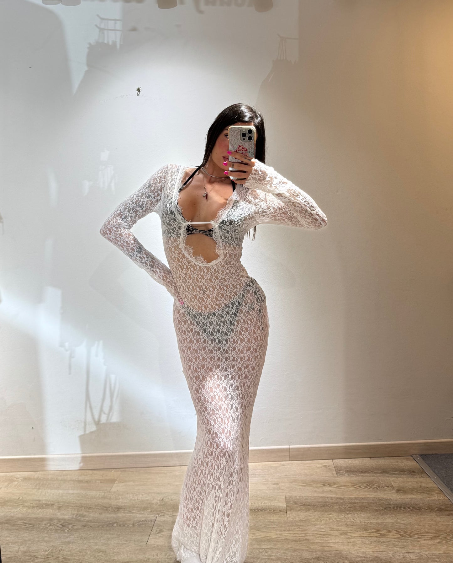 COPRICOSTUME DRESS MACRAME