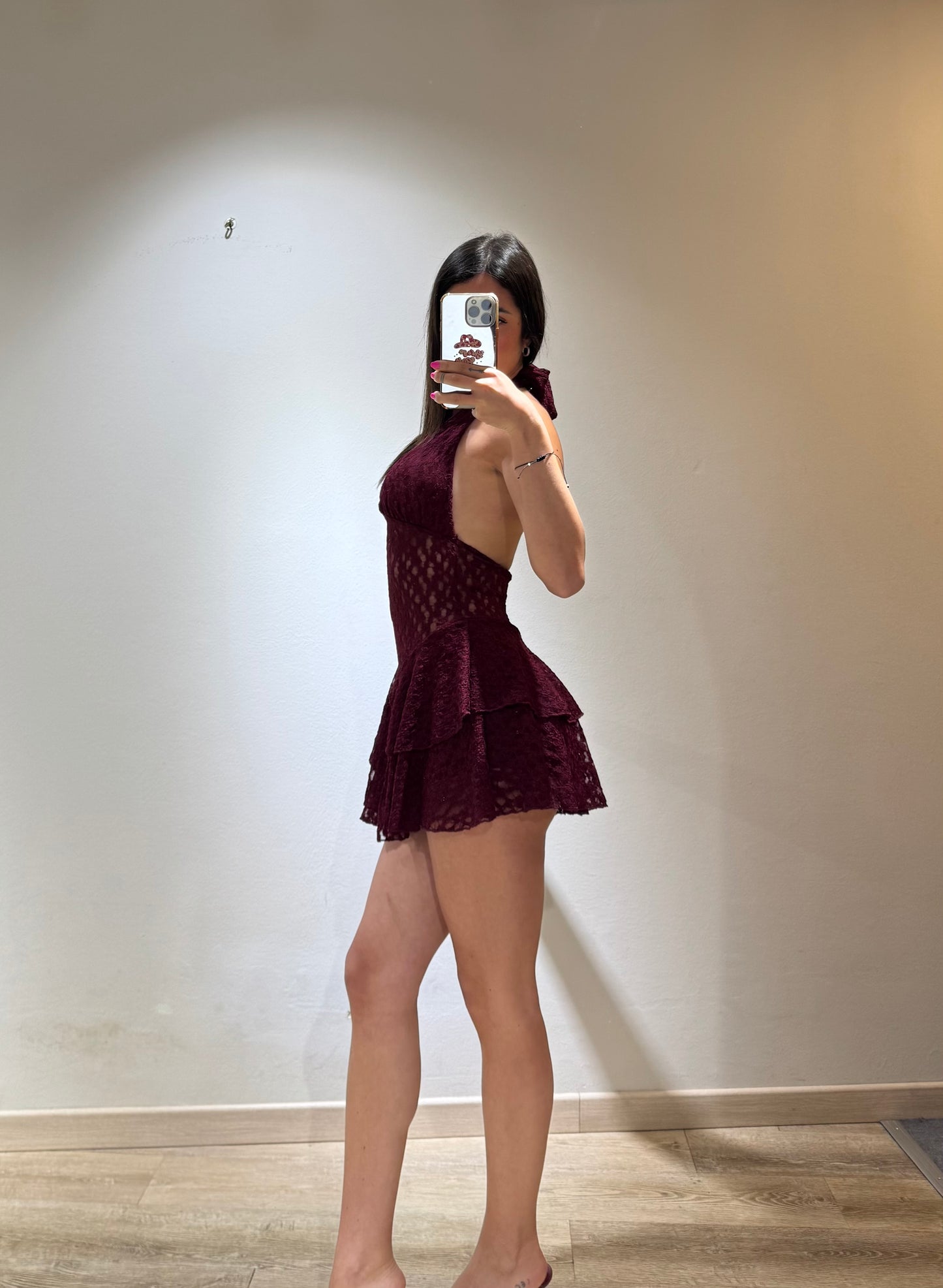 MINI DRESS EVA MACRAME