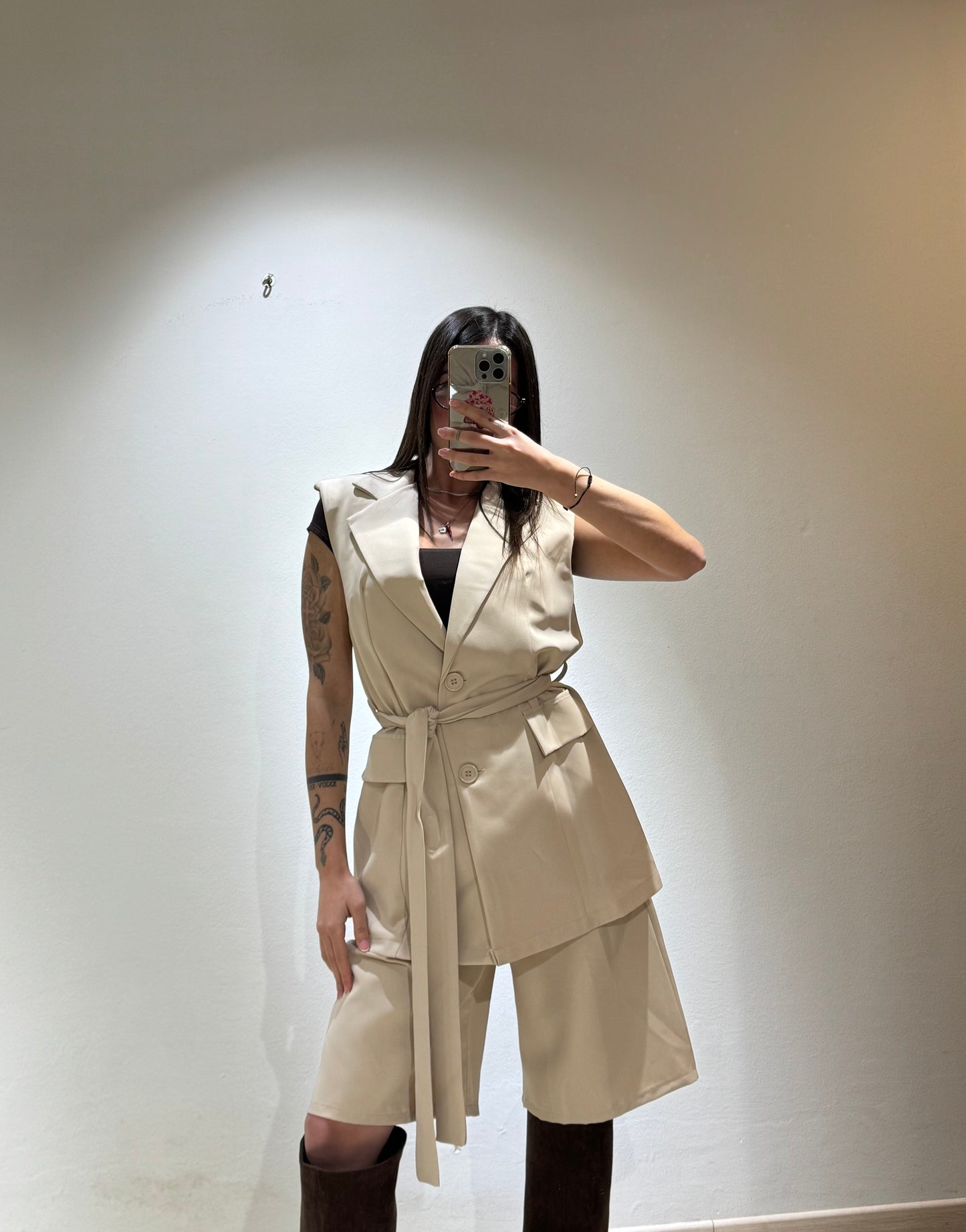 CORDSET GILET BERMUDA