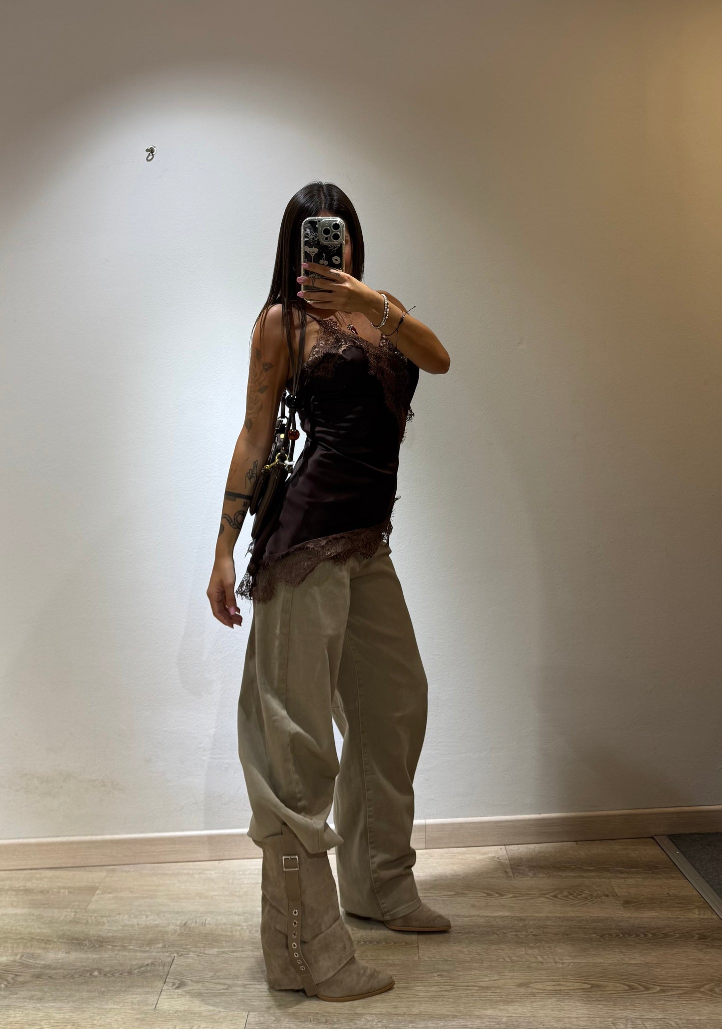 DENIM BALOON BEIGE