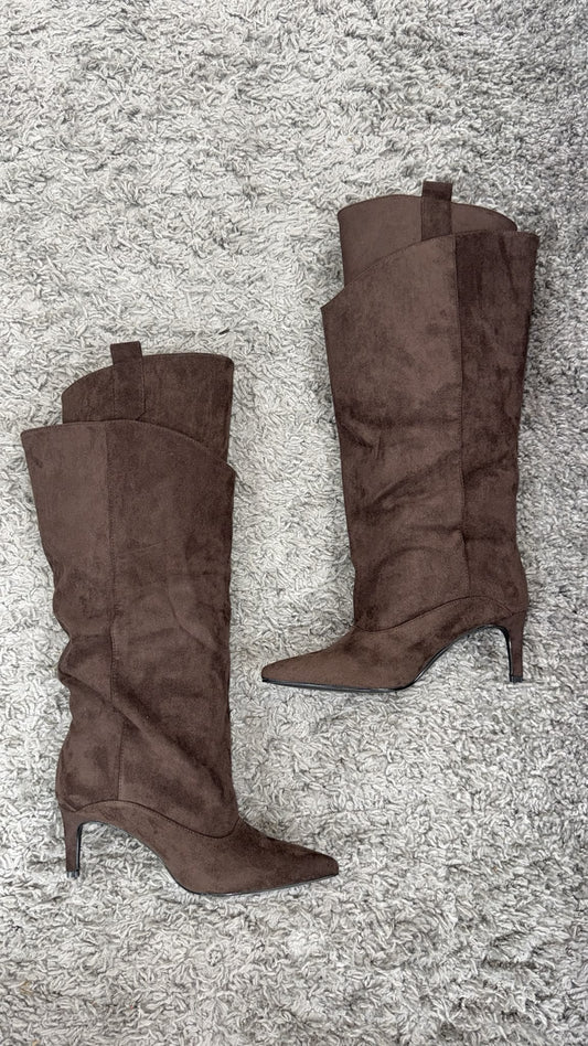 BOOTS DOUBLE CAMOSCIO CHOCO