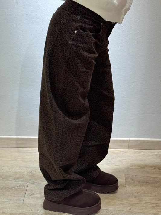 DENIM LEO BALOON BROWN