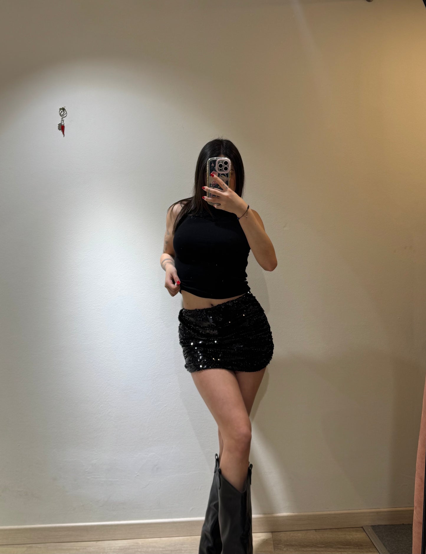 MINI SKIRT PAILLETTES