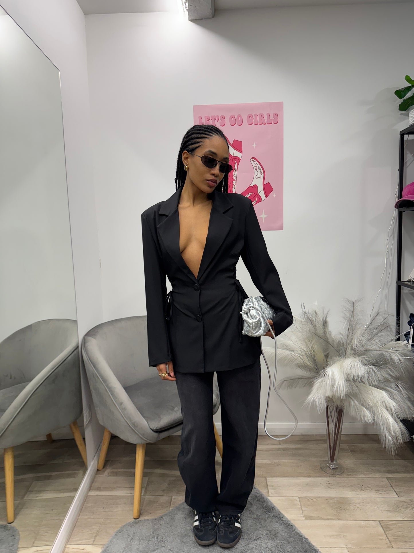 BLAZER SFIANCATO STRINGHE