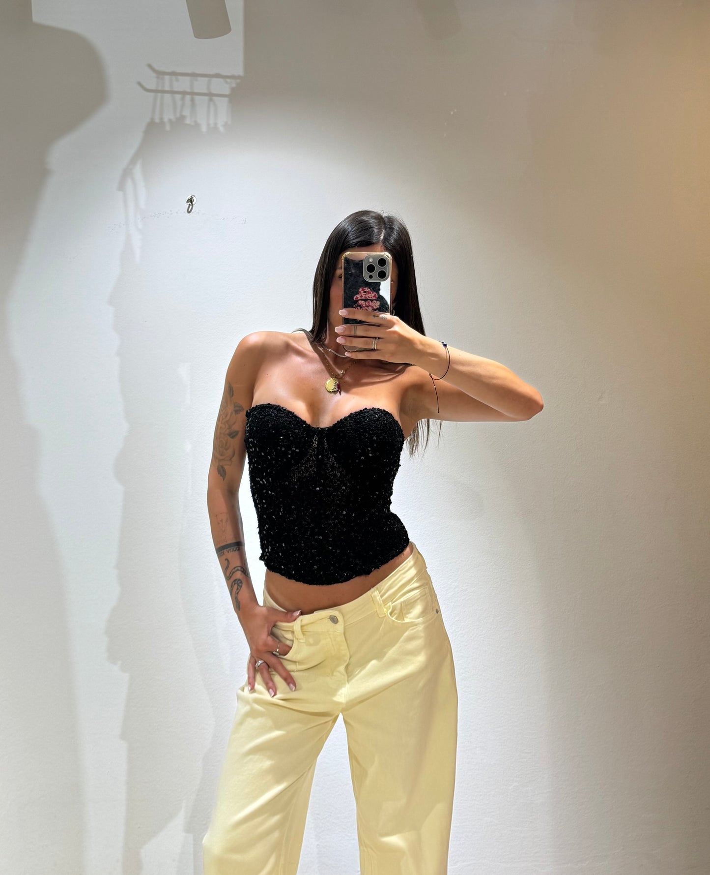 CORSETTO CROCHET GLITTER