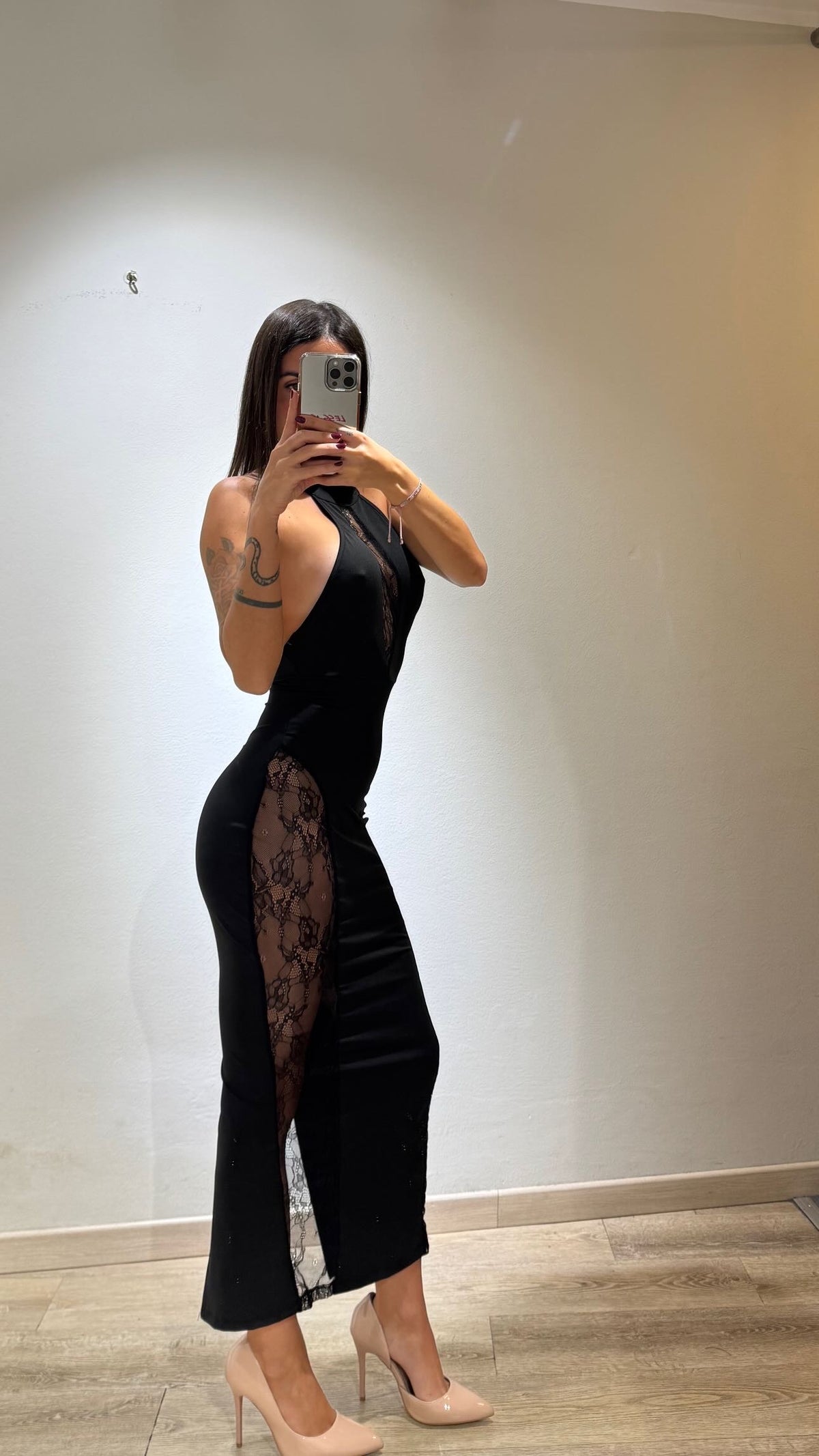 LONG DRESS NICOLE PIZZO
