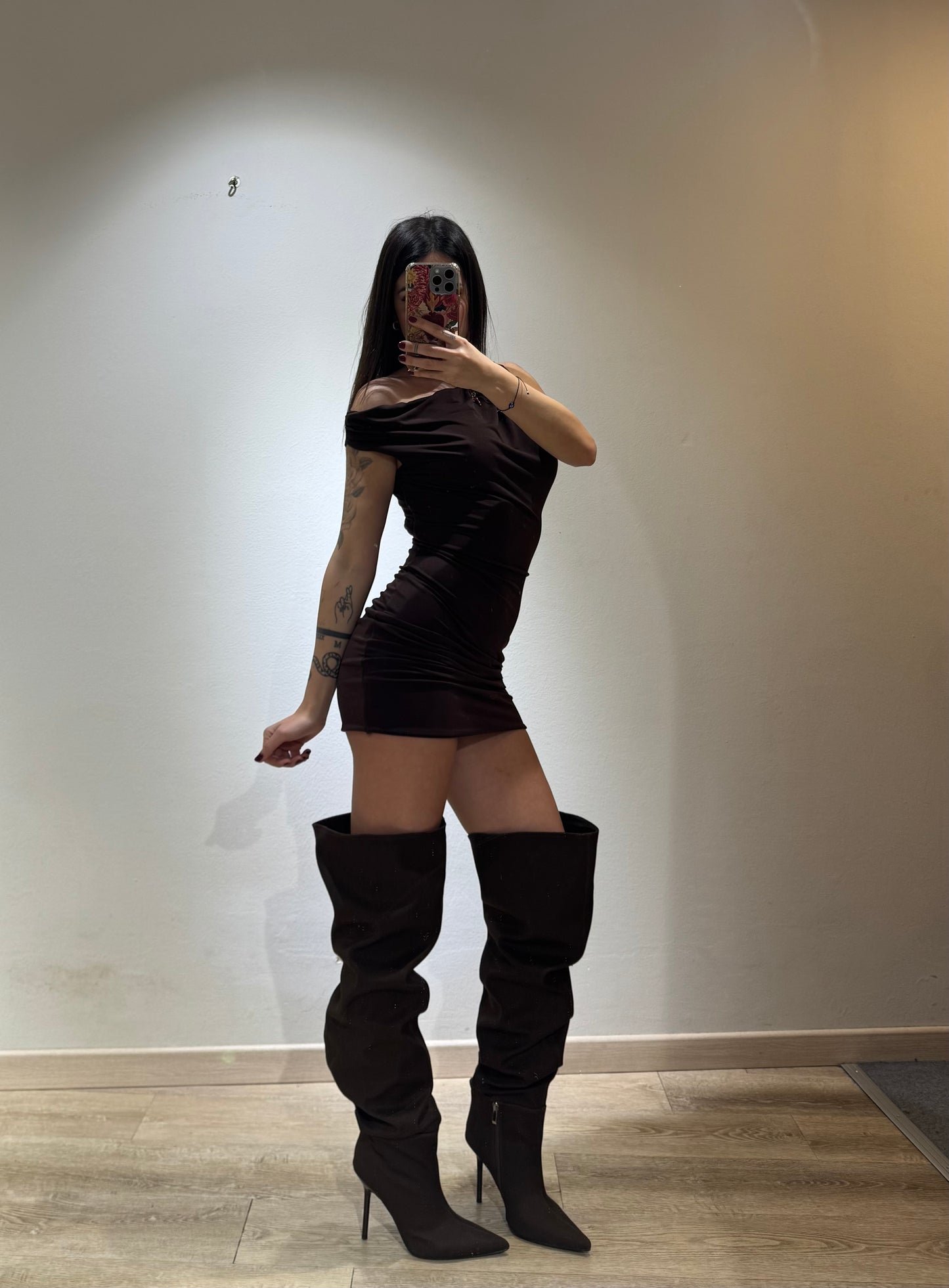 MINI DRESS ASIMMETRICO