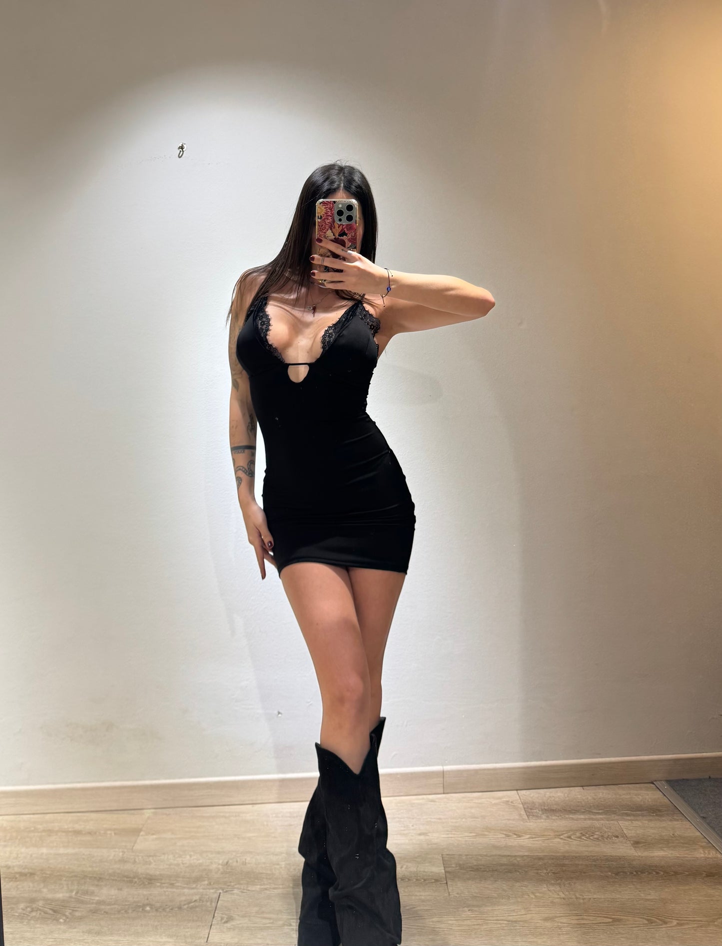 MINI DRESS PIZZO SOFT