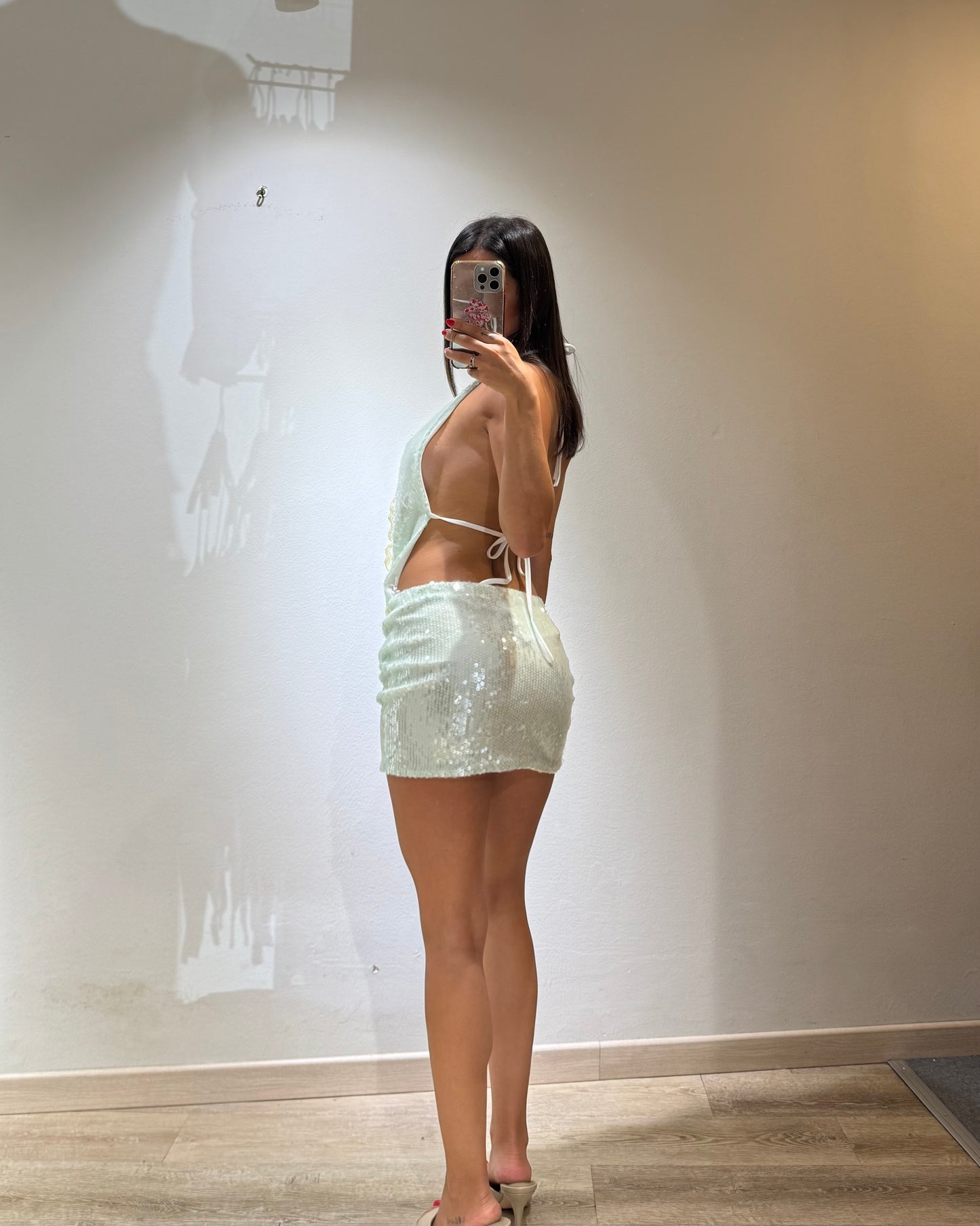 MINI DRESS GLITTER PIZZO