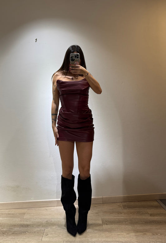 MINI DRESS ECOPELLE LACE