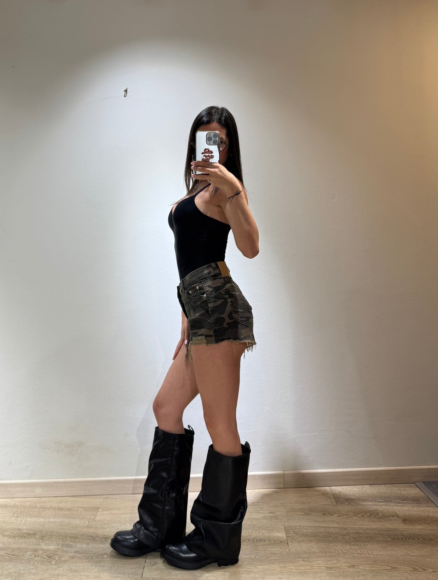 MINI SHORTS MIMETICO