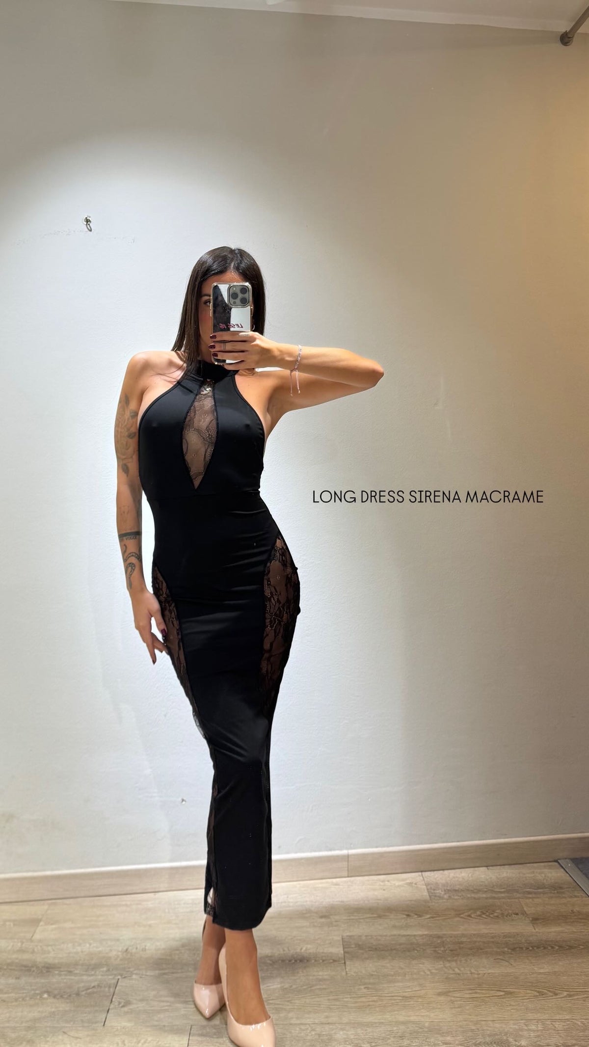 LONG DRESS NICOLE PIZZO