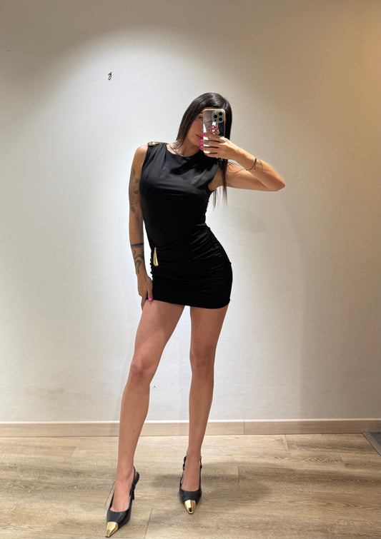 MINI DRESS GOCCIA GOLD