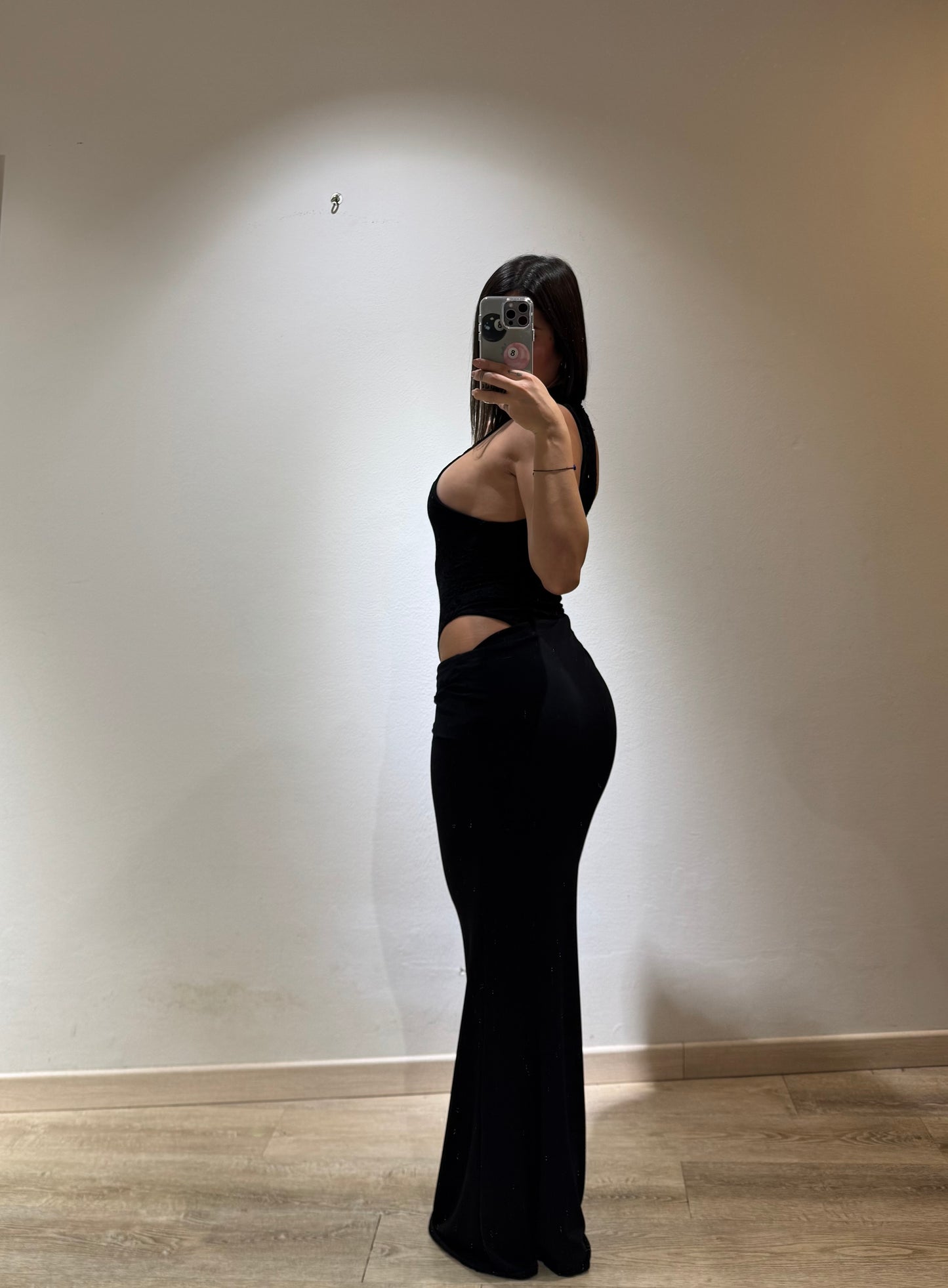 LONG DRESS NICOLE MACRAME