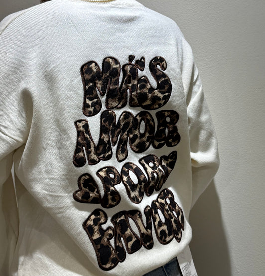 PULL OVER MÁS AMOR LEO
