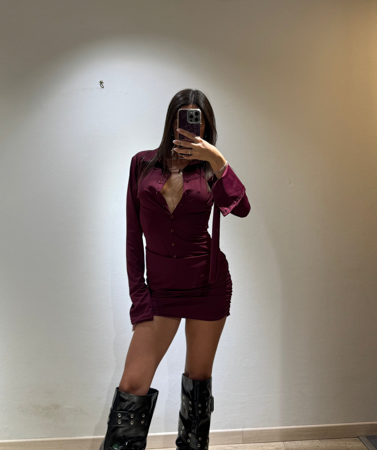 MINI DRESS CAMICIA