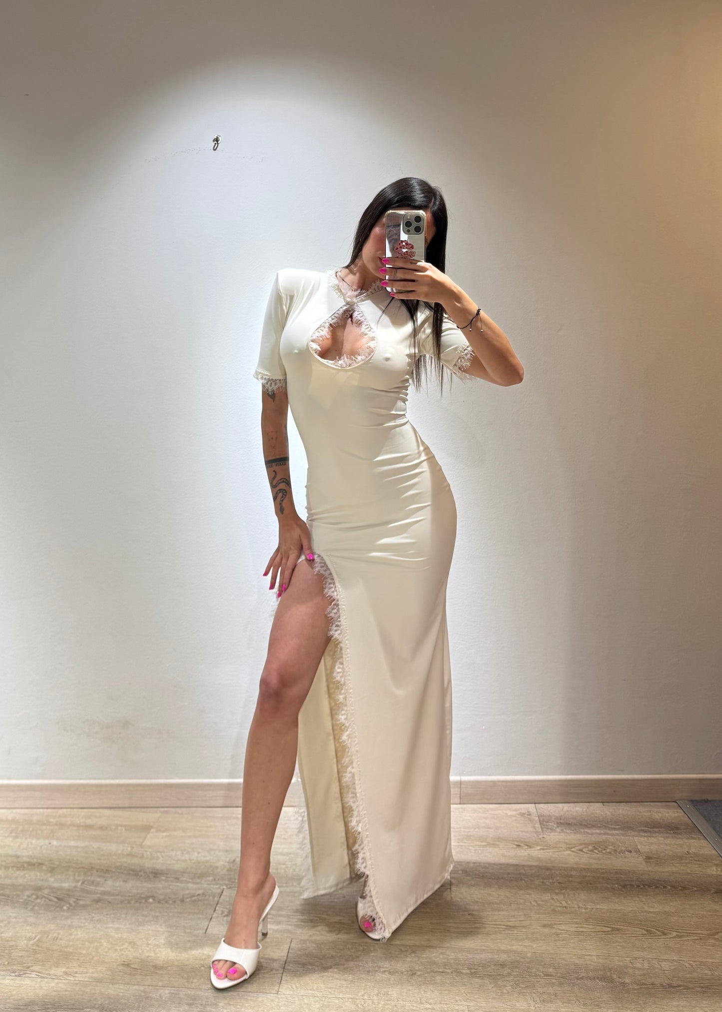 LONG DRESS PIZZO JAPAN