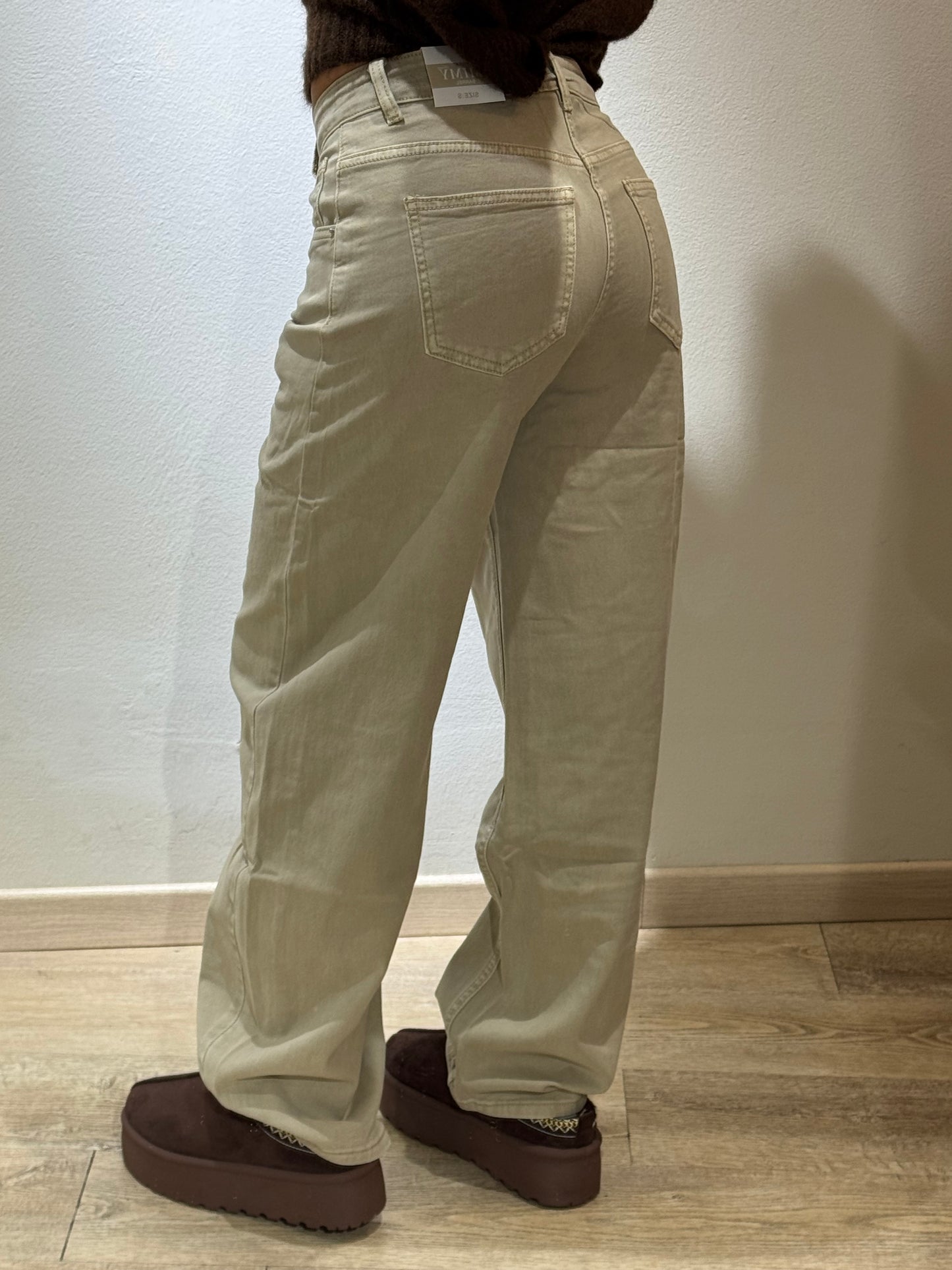 DENIM BALOON BEIGE