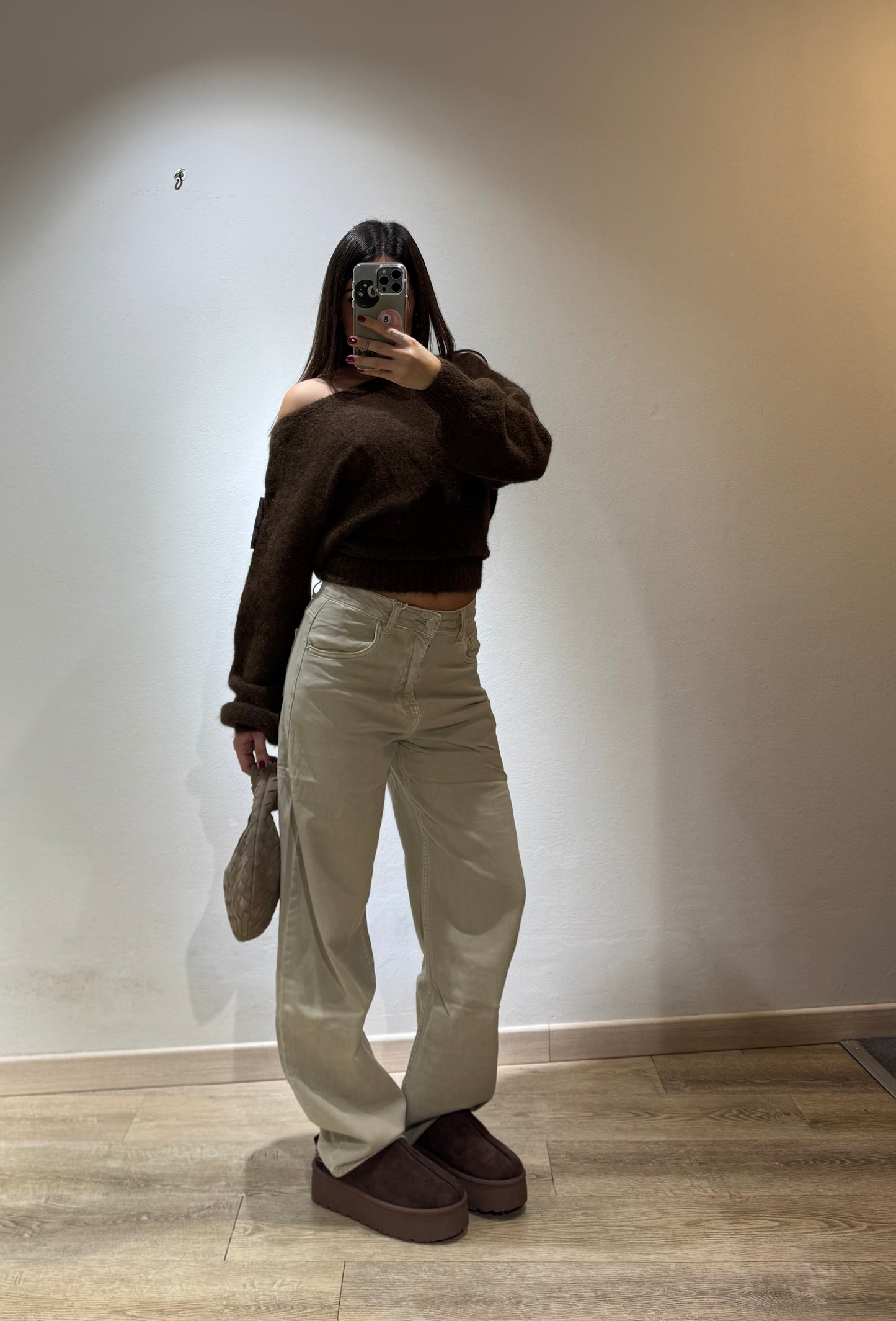 DENIM BALOON BEIGE