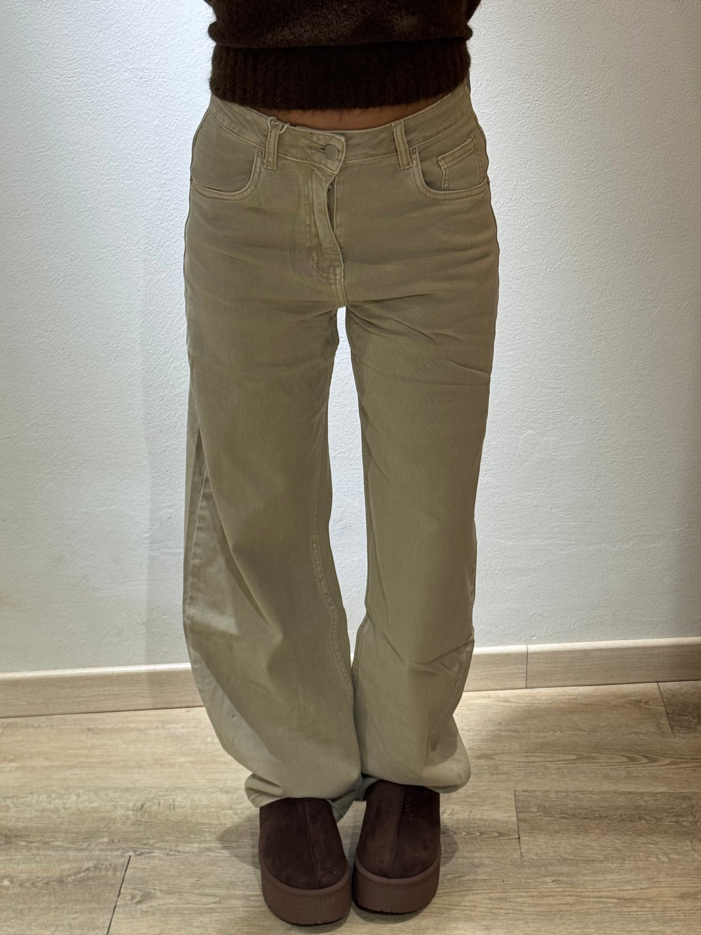 DENIM BALOON BEIGE