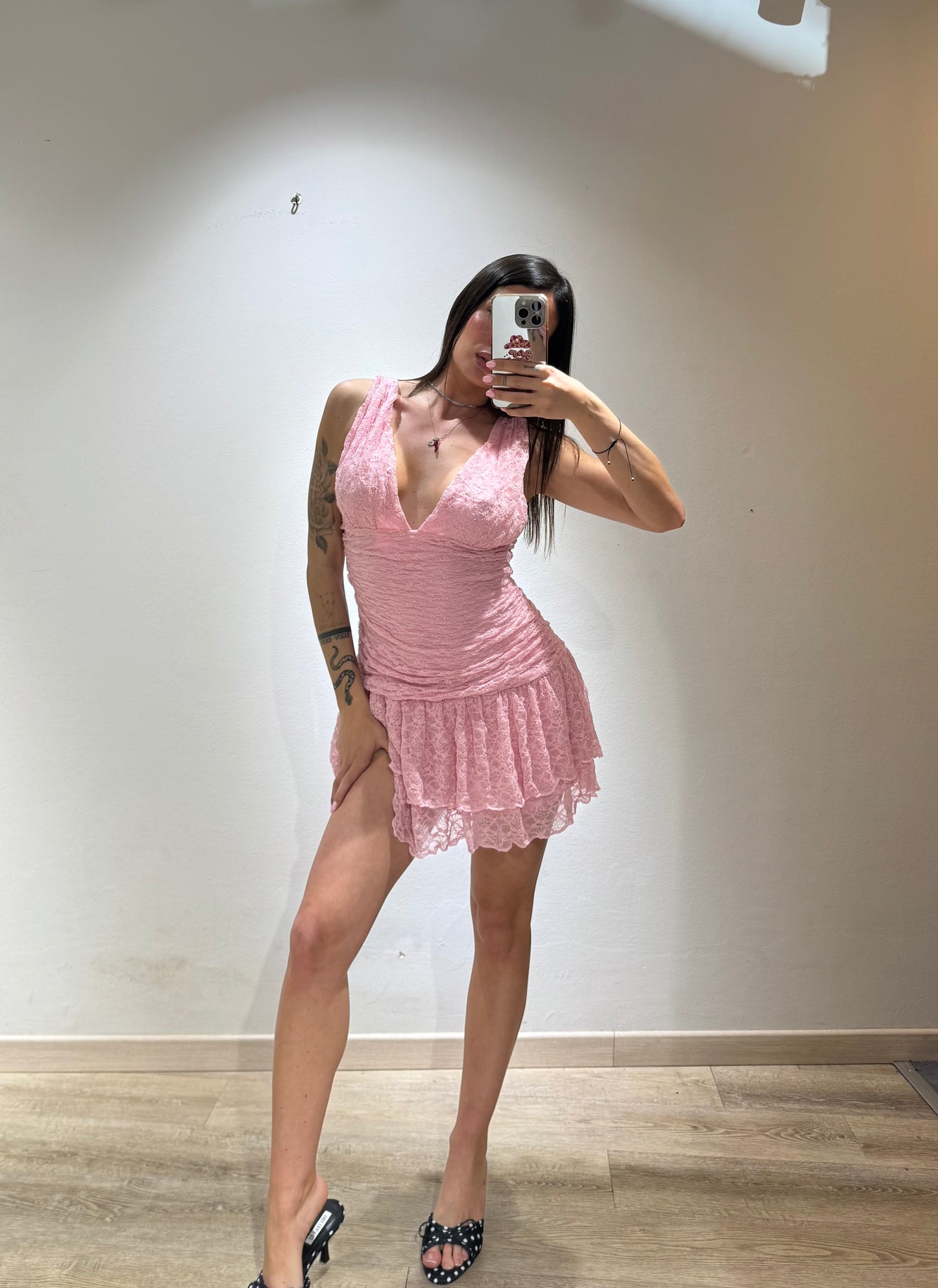 MINI DRESS DRAPE LUXURY
