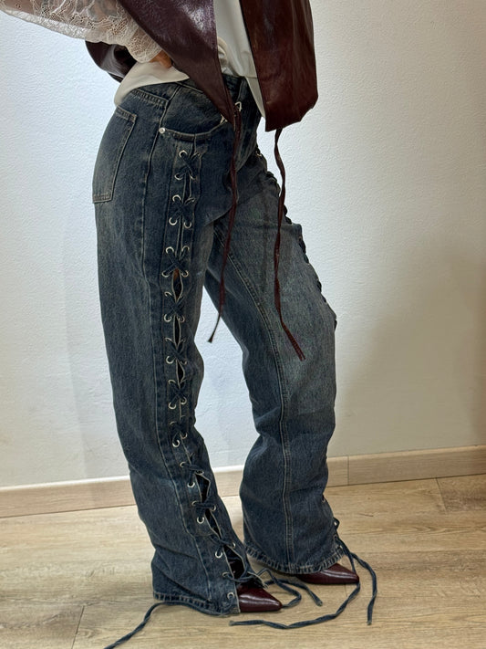 DENIM LACE