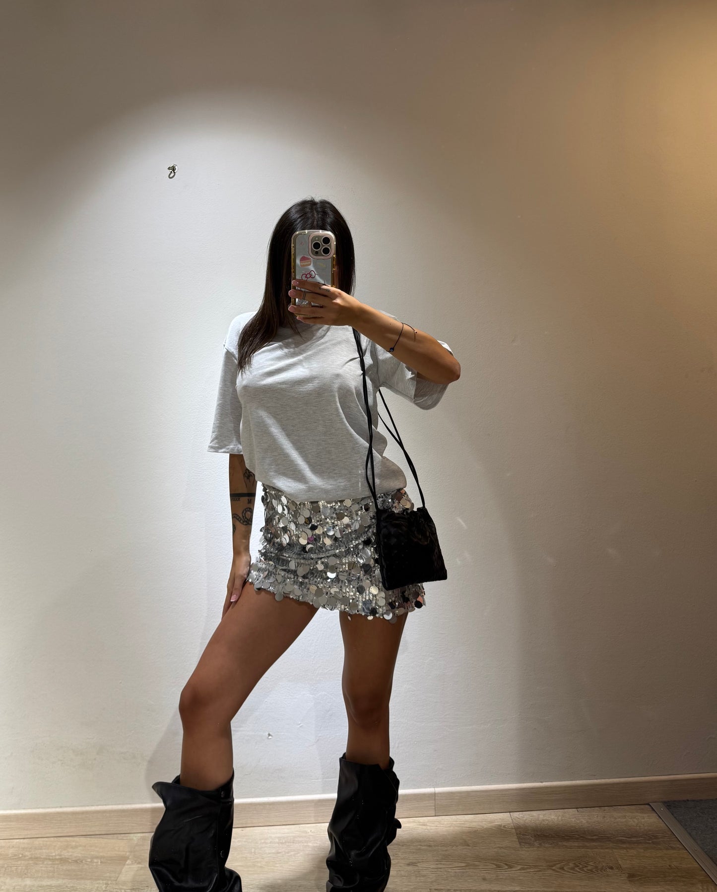 MINI SKIRT PAILLETTES