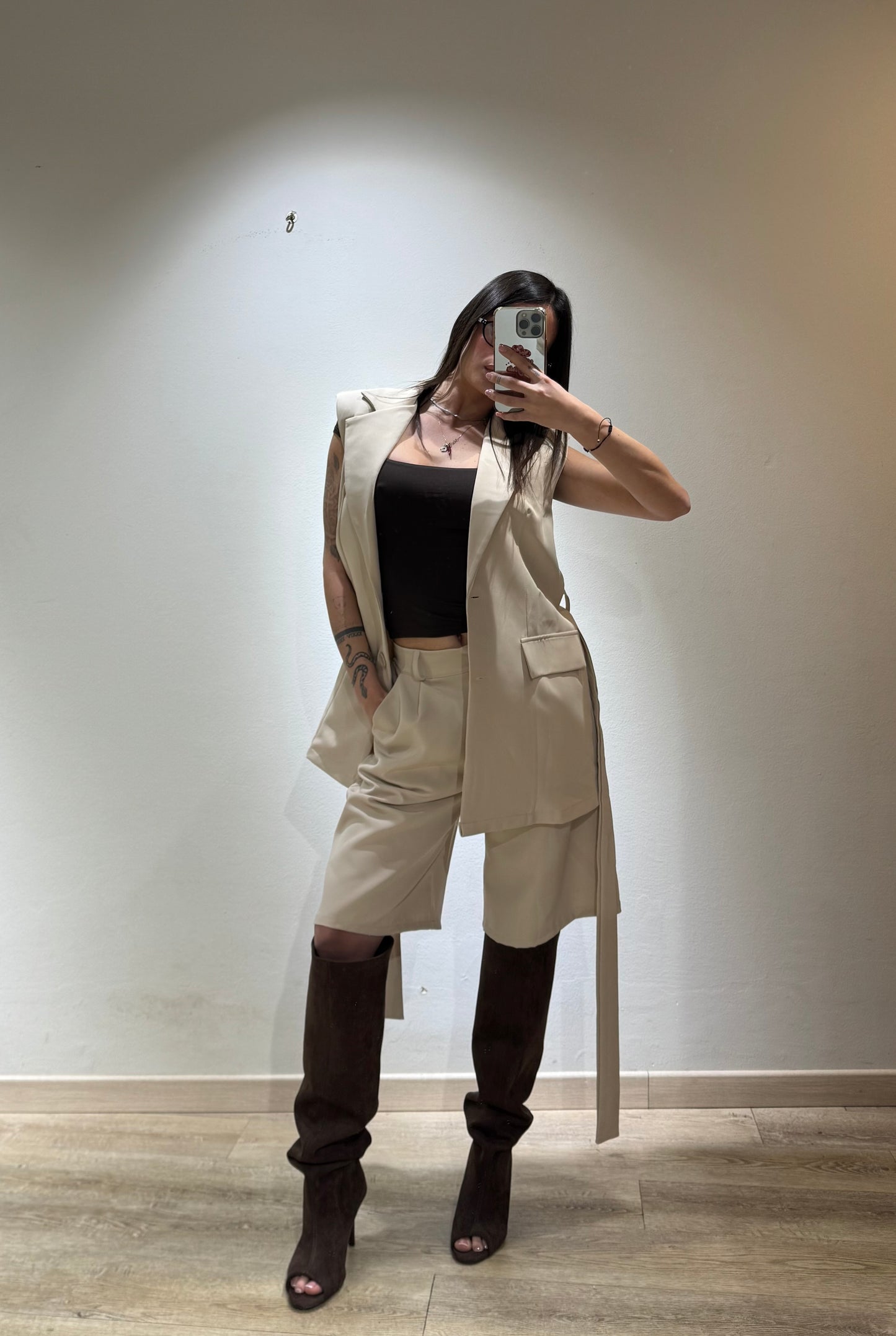 CORDSET GILET BERMUDA