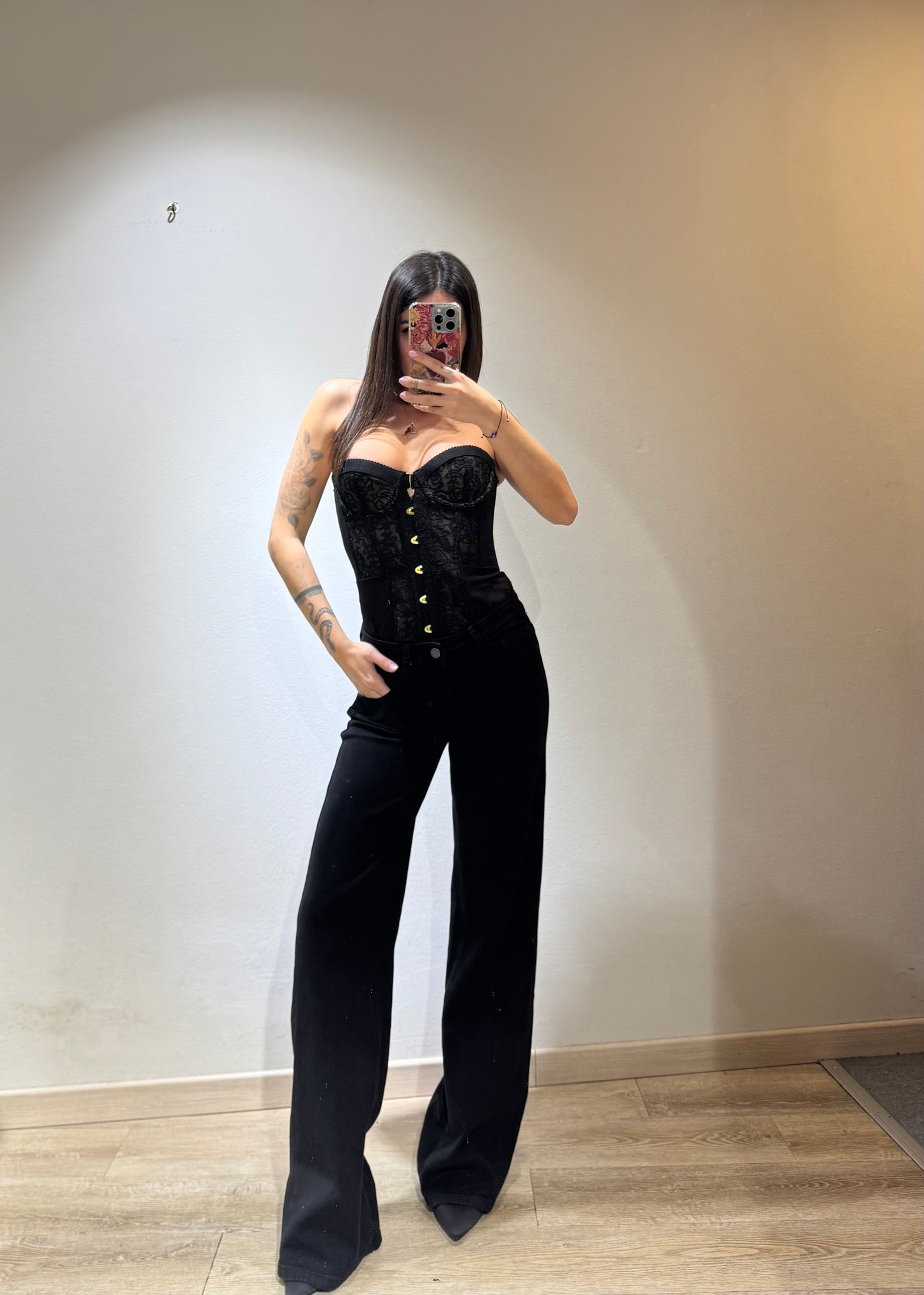 DENIM VITA BASSA BLACK