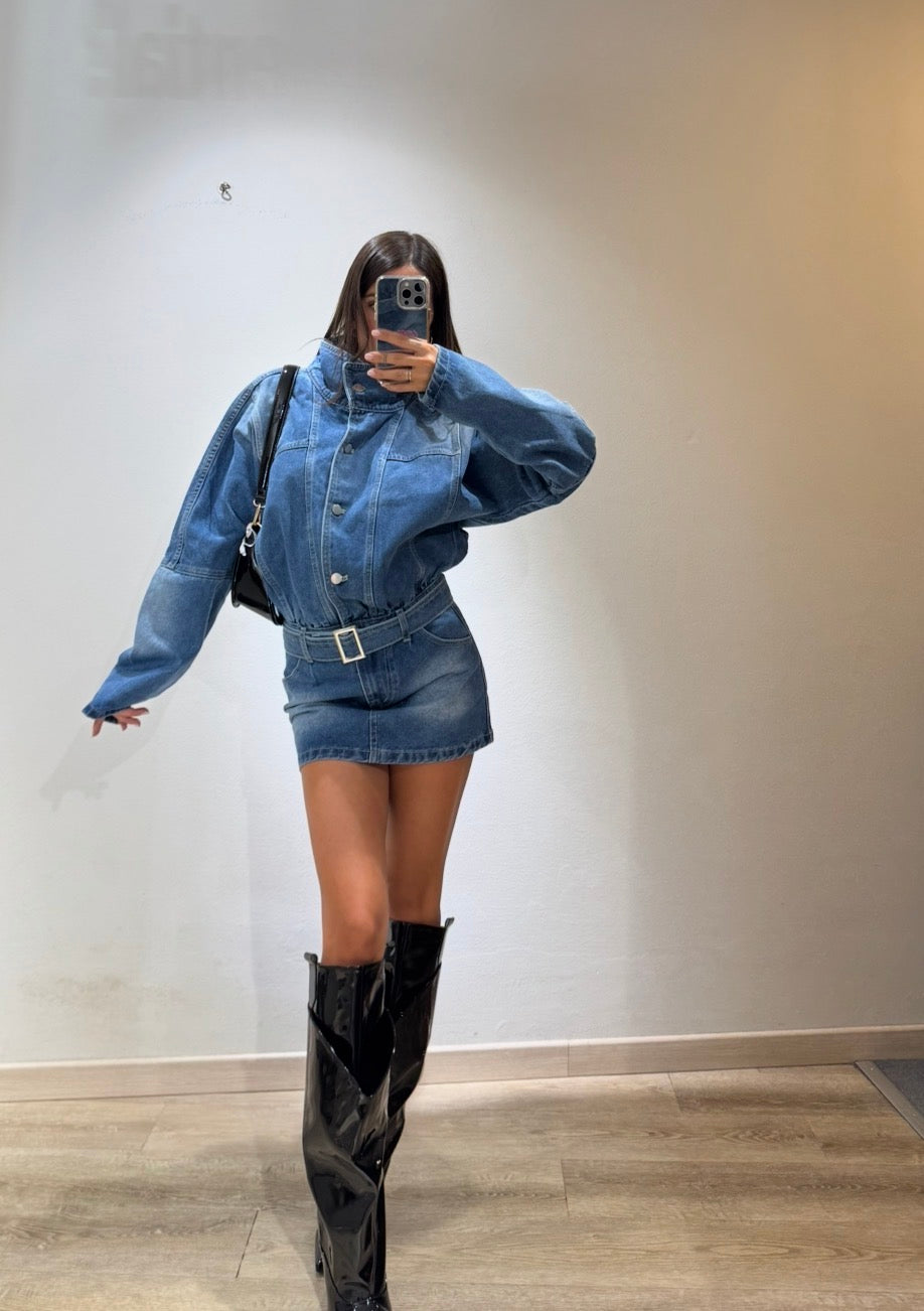 MINI DRESS DENIM