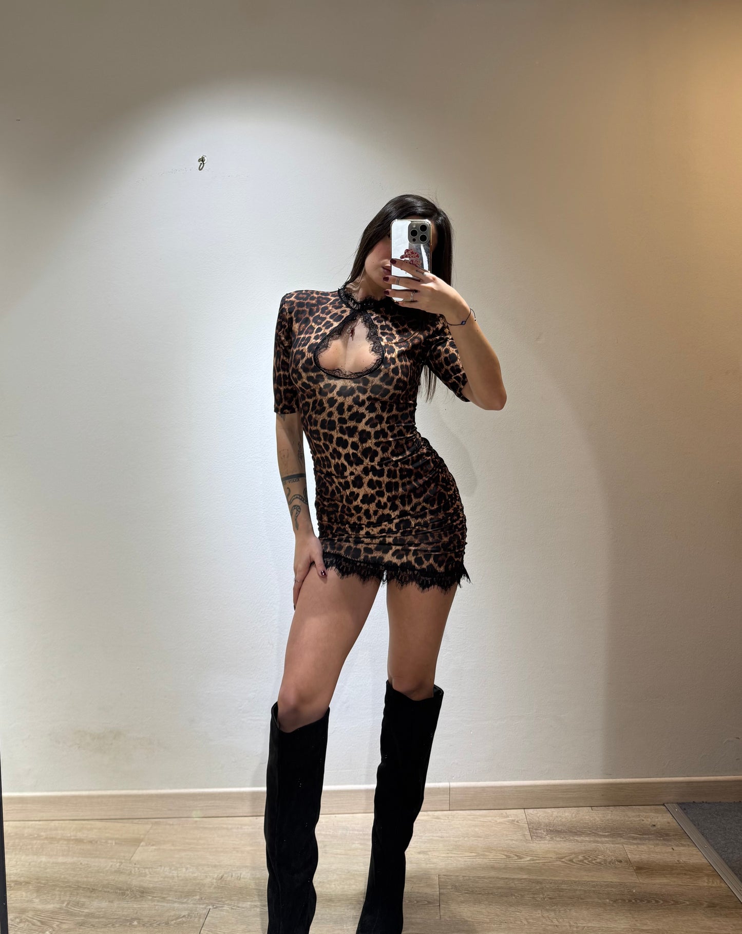 MINI DRESS PIZZO LEO