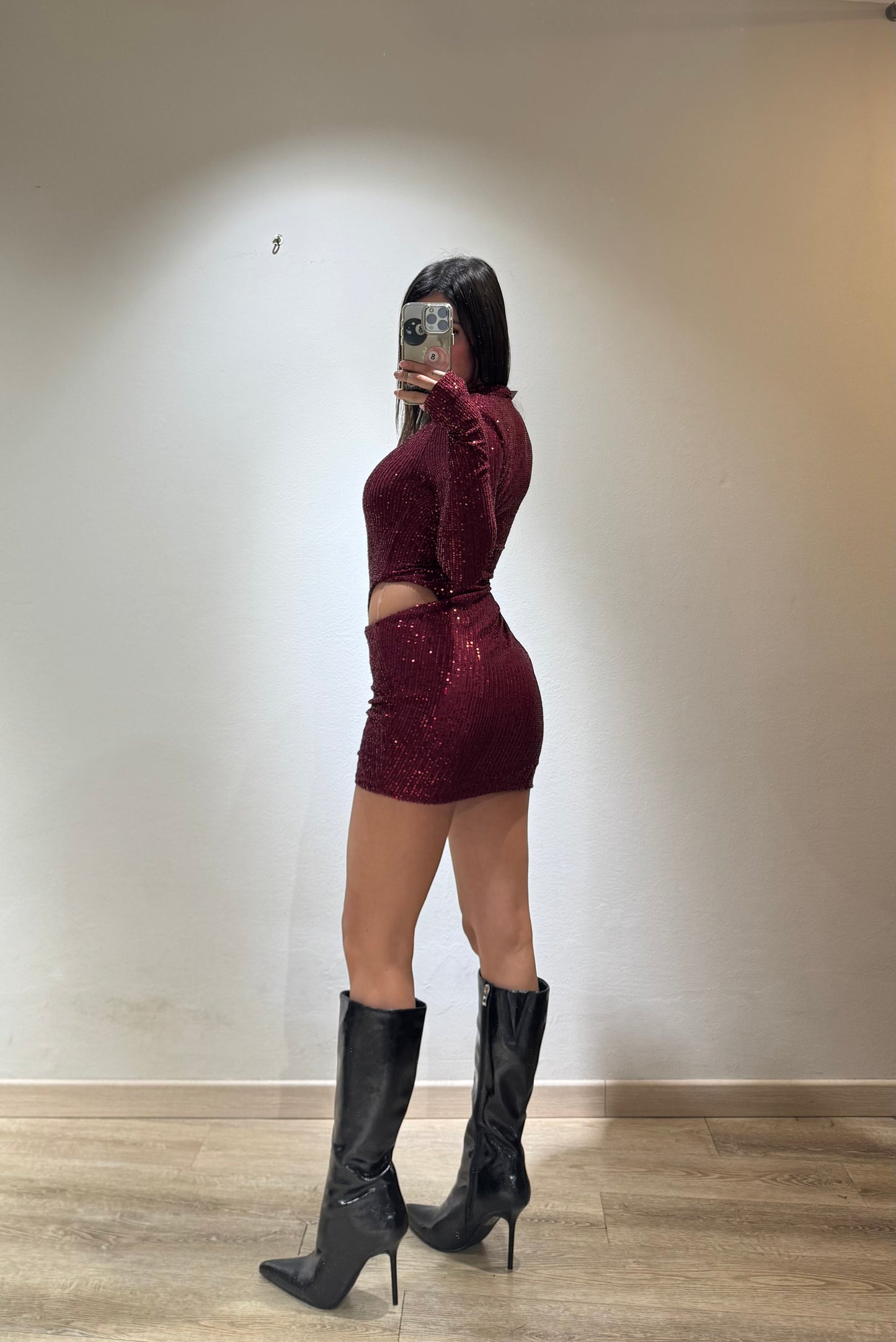MINI DRESS NICOLE GLITTER