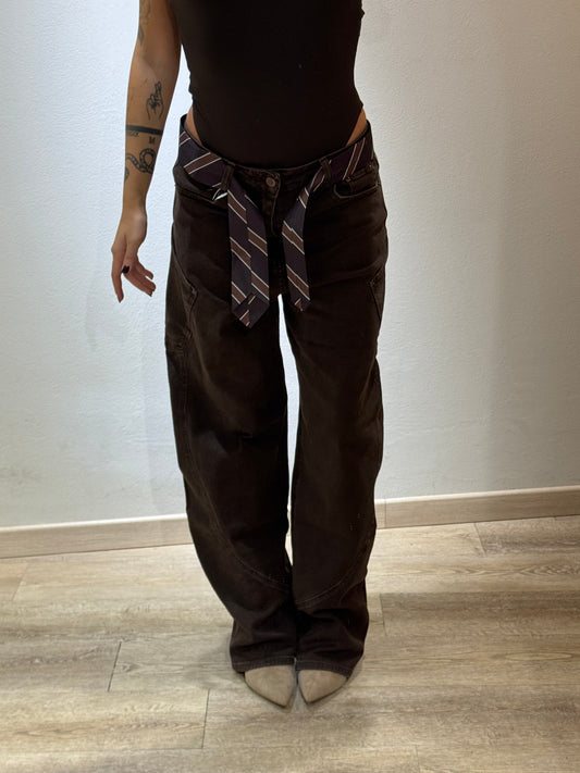 DENIM BROWN CRAVATTA