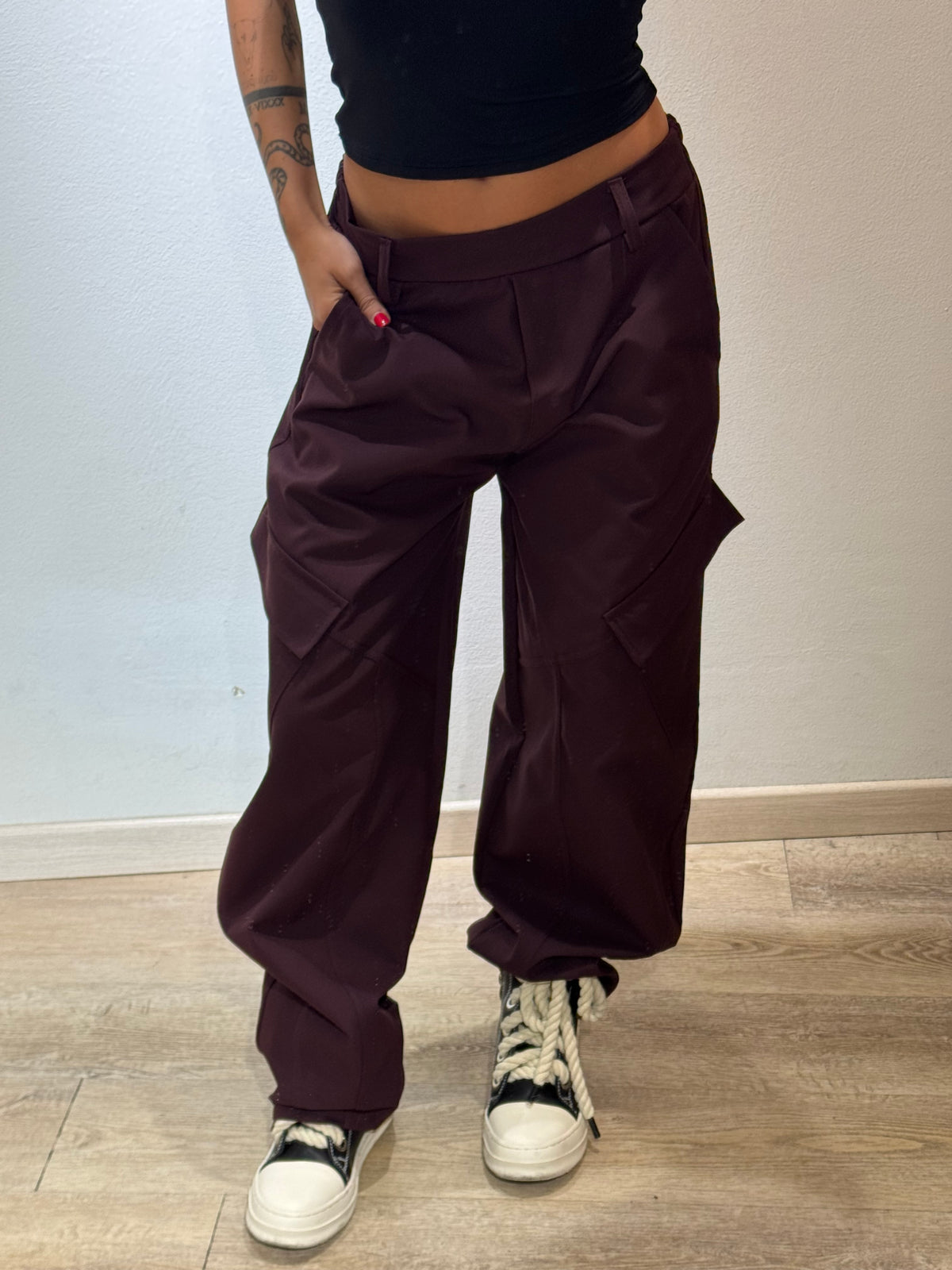 PANTA BALOON TESSUTO
