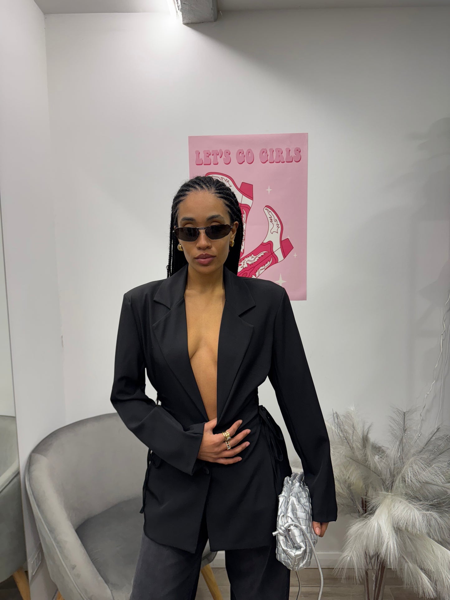 BLAZER SFIANCATO STRINGHE