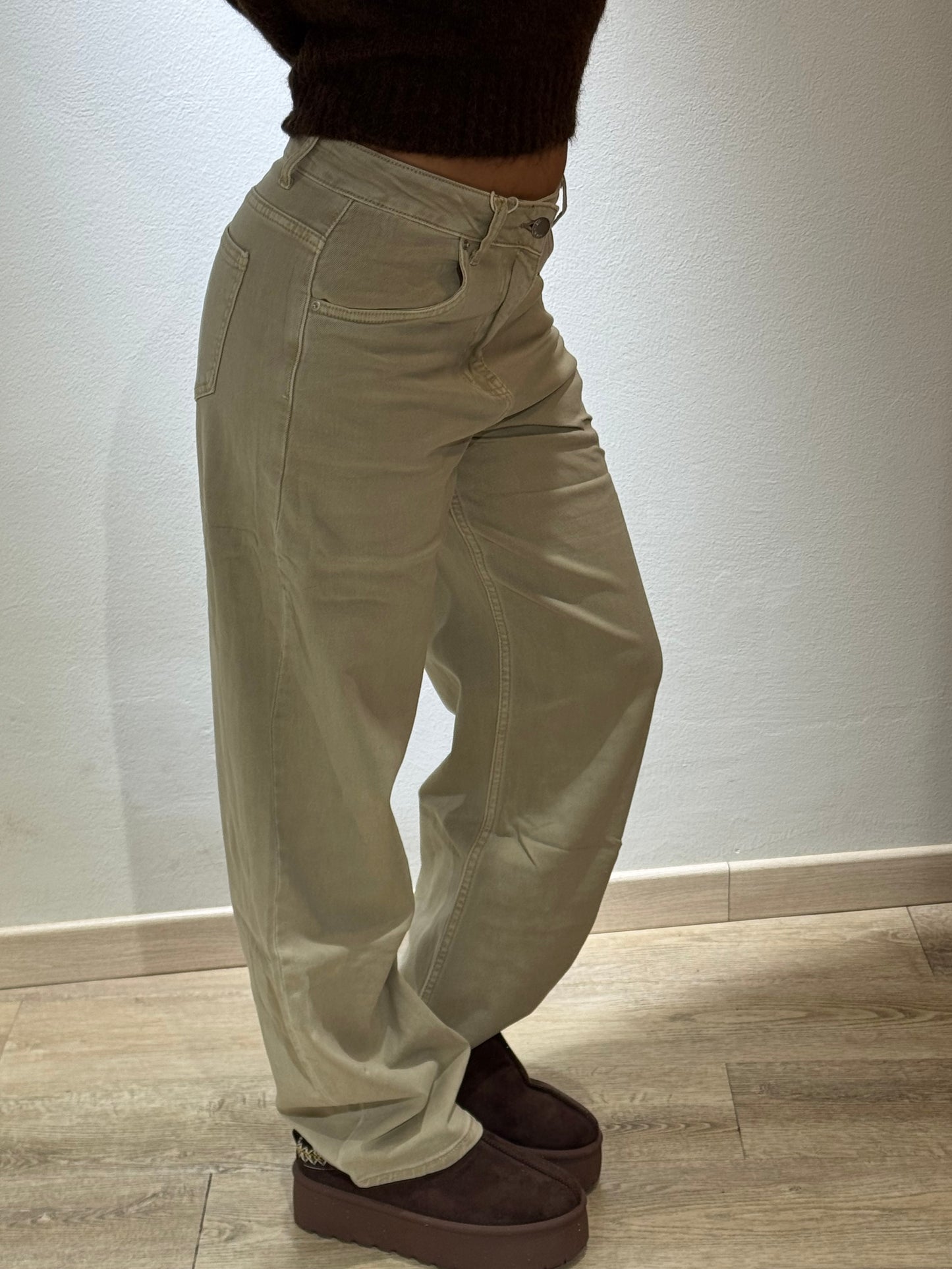 DENIM BALOON BEIGE