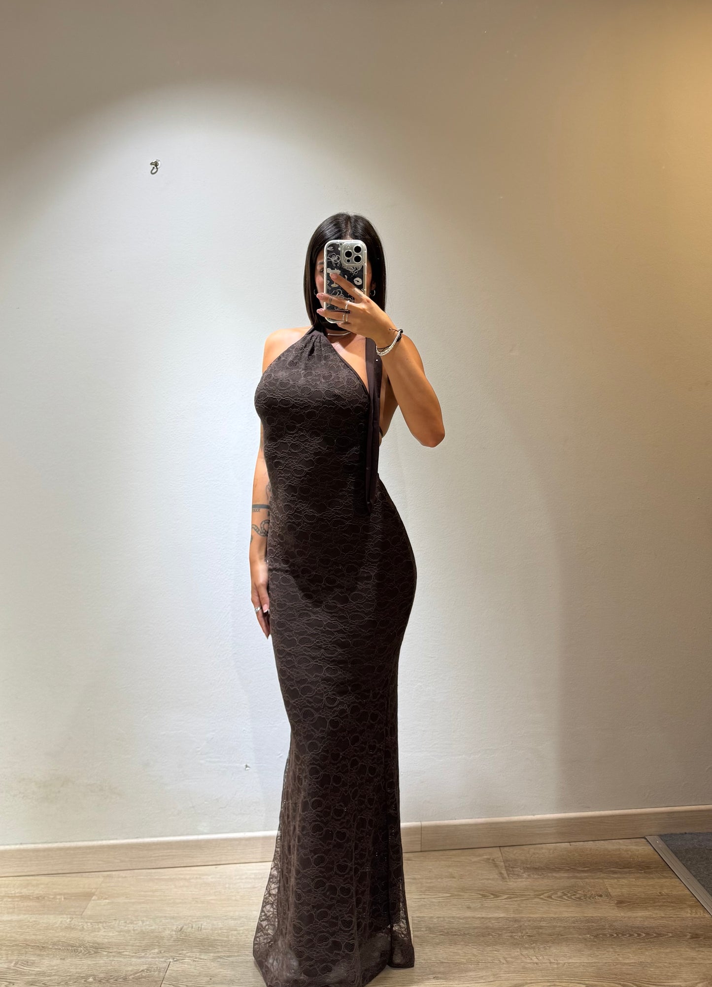 LONG DRESS MACRAME