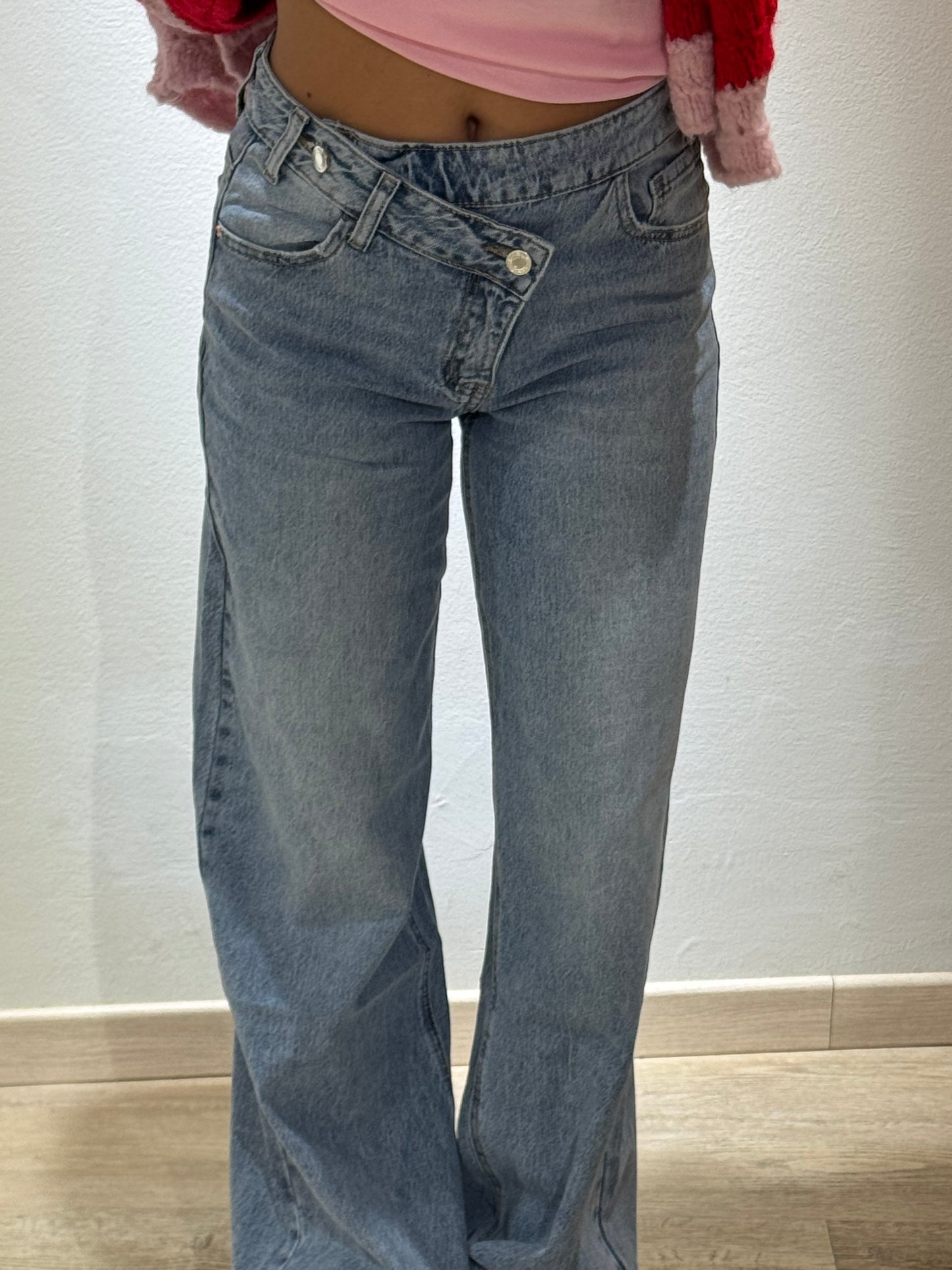 DENIM ASIMMETRICO WIDE LEG