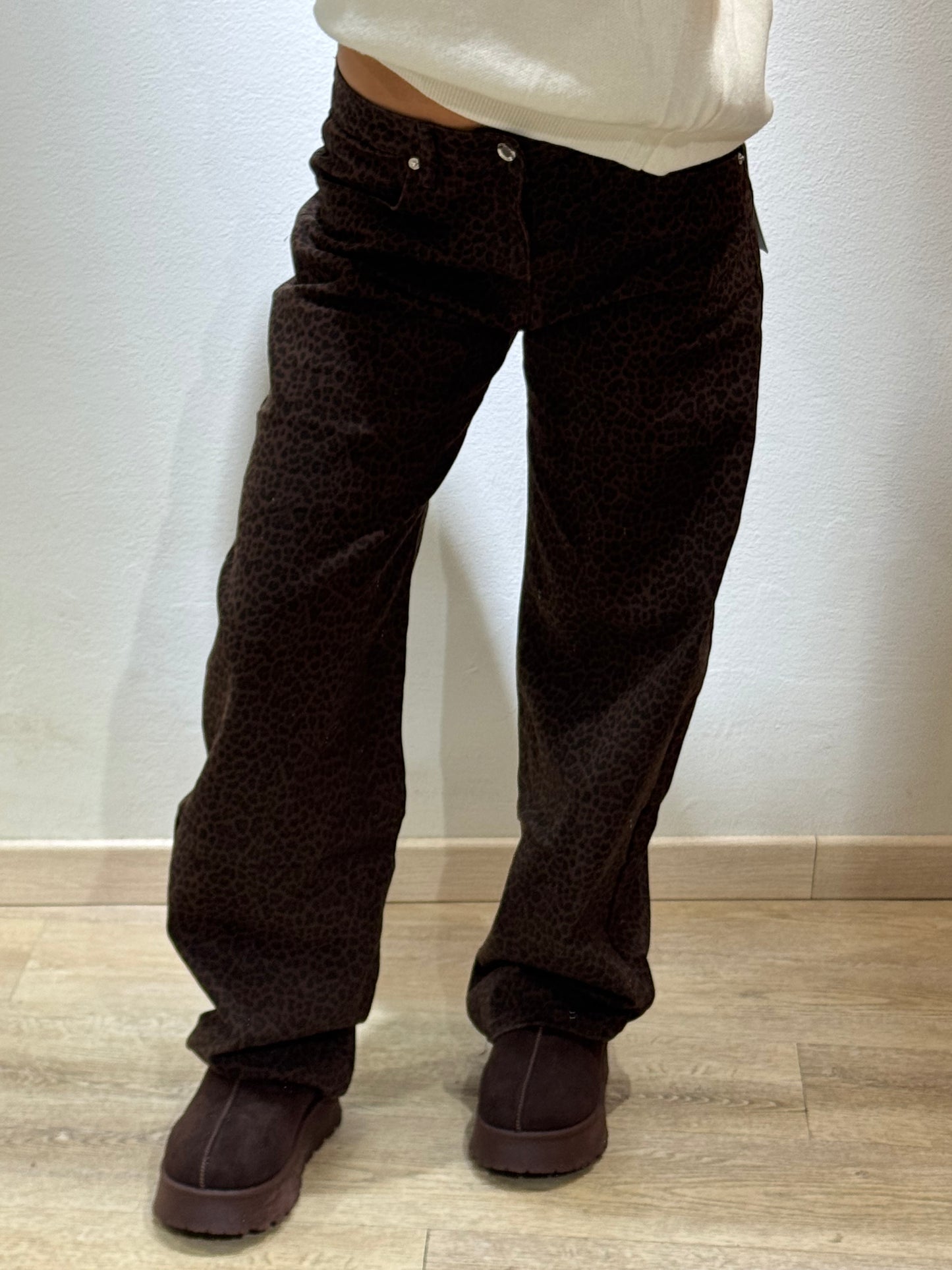 DENIM LEO BALOON BROWN
