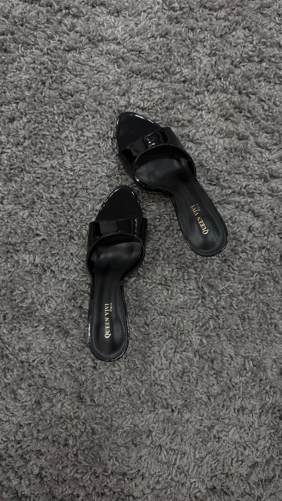 MULES VINILE BLACK