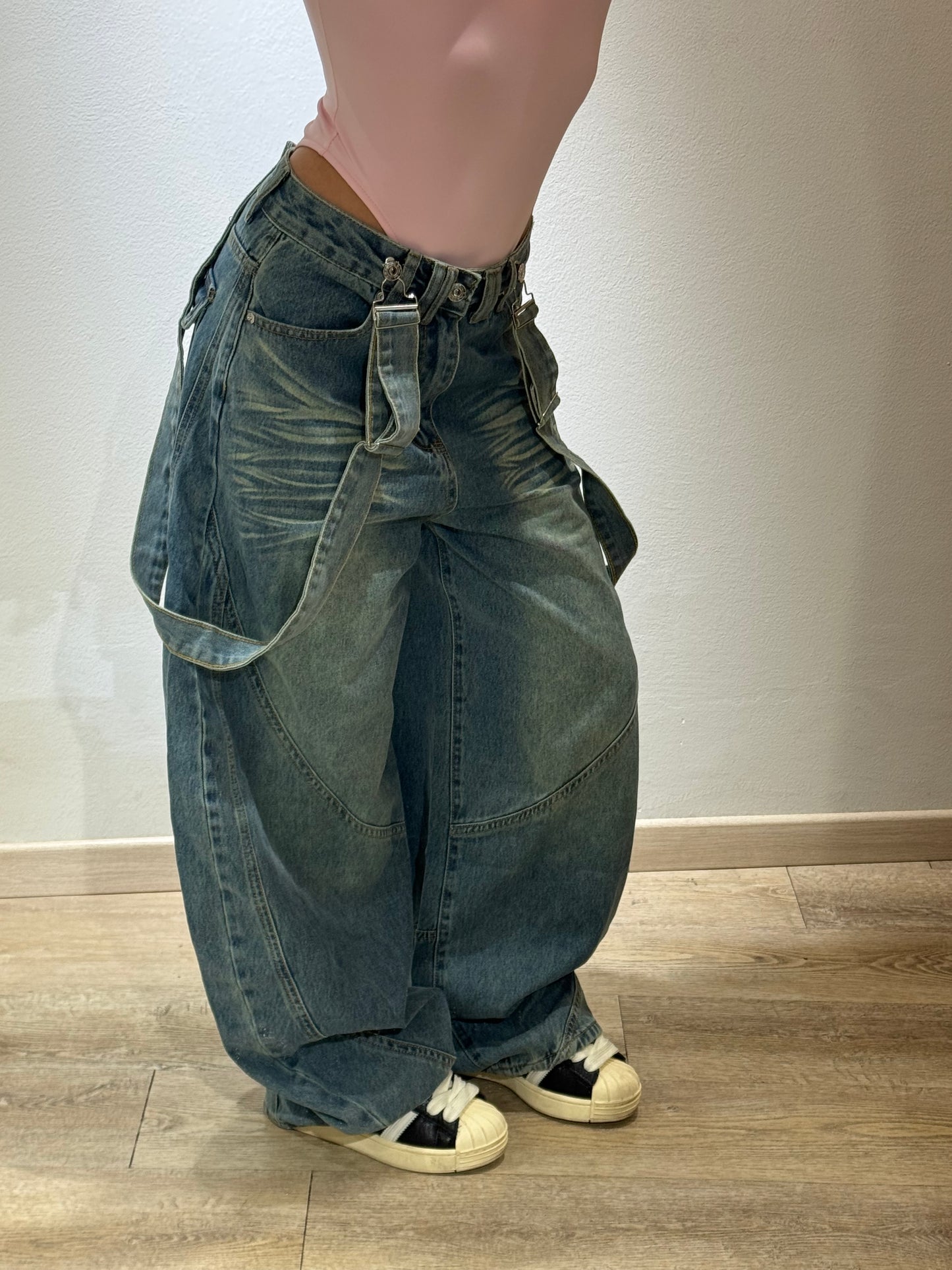 DENIM SALOPETTE